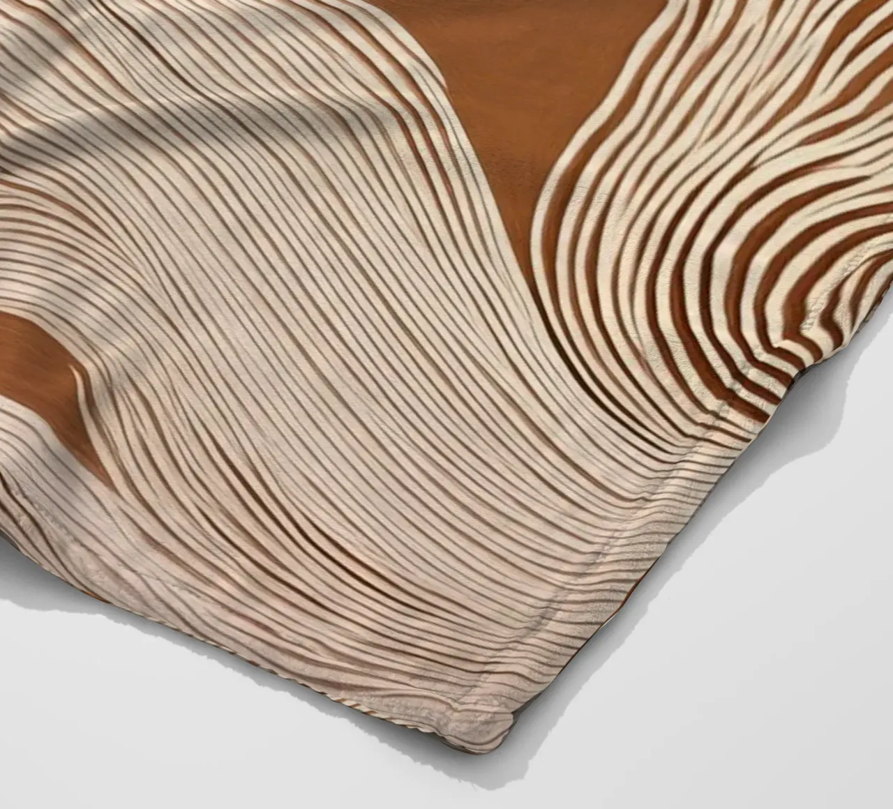 Suoni con linee ondulate coperta in pile da Carinaprint