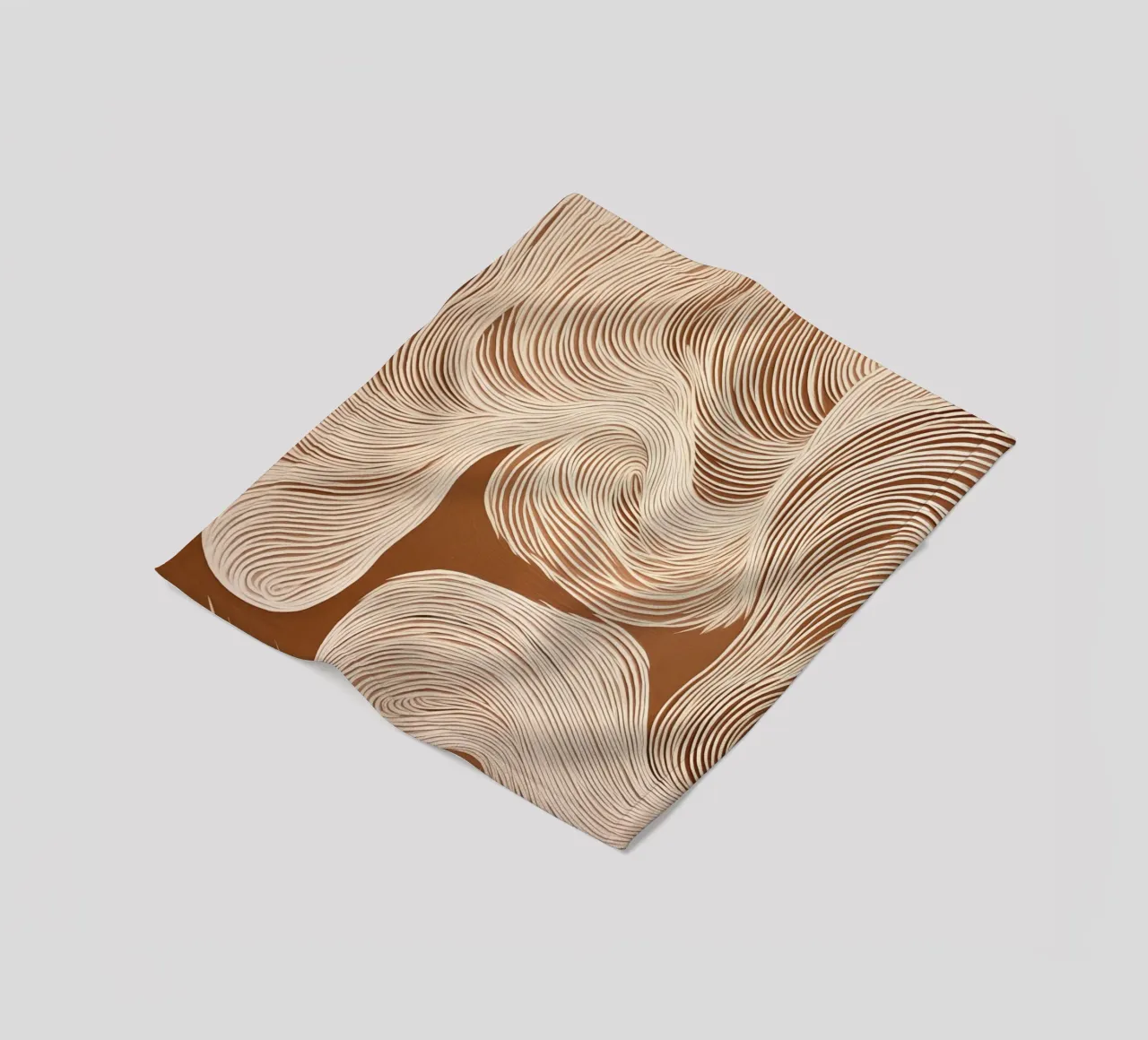 Suoni con linee ondulate coperta in pile da Carinaprint