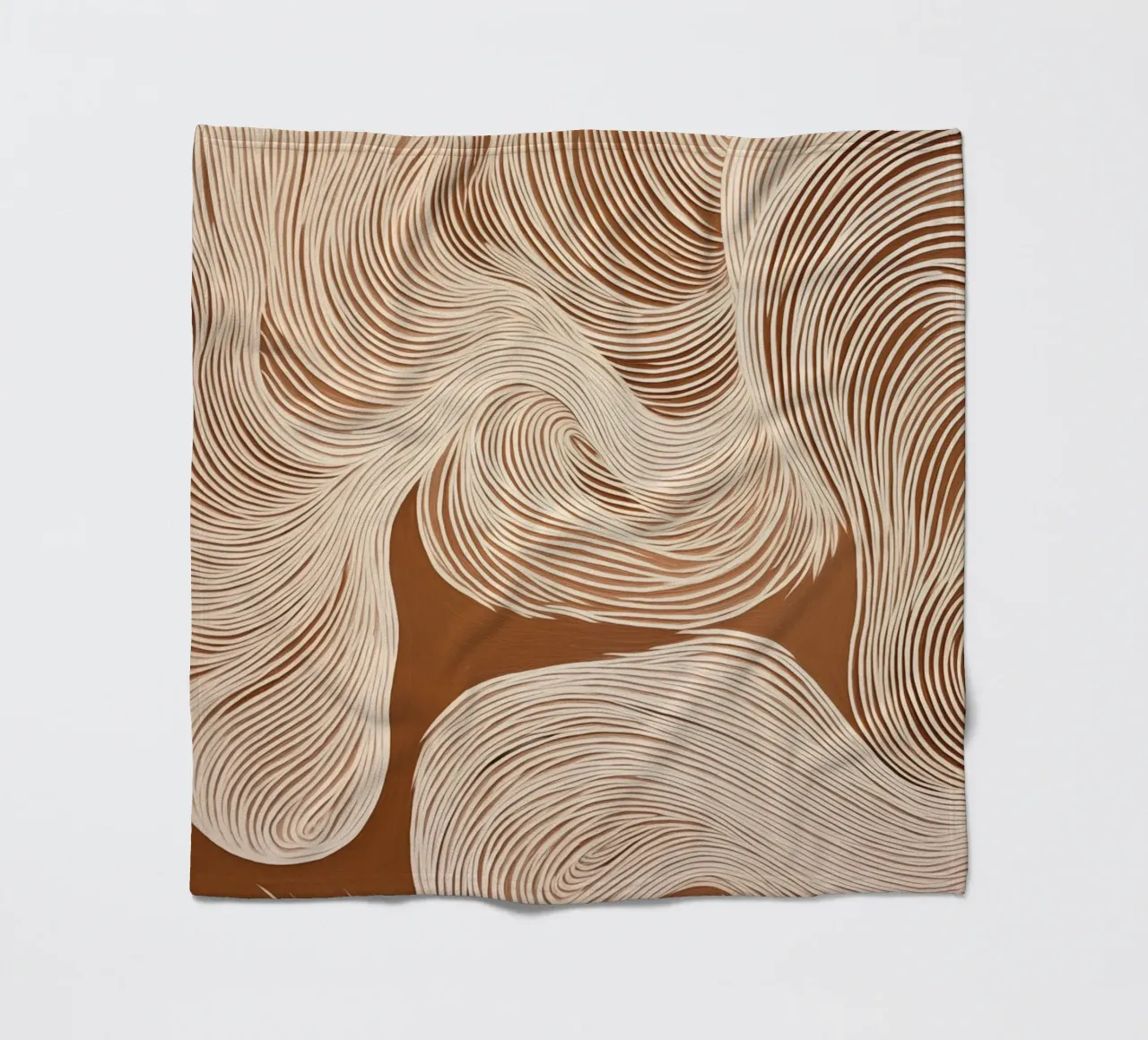 Suoni con linee ondulate coperta in pile da Carinaprint