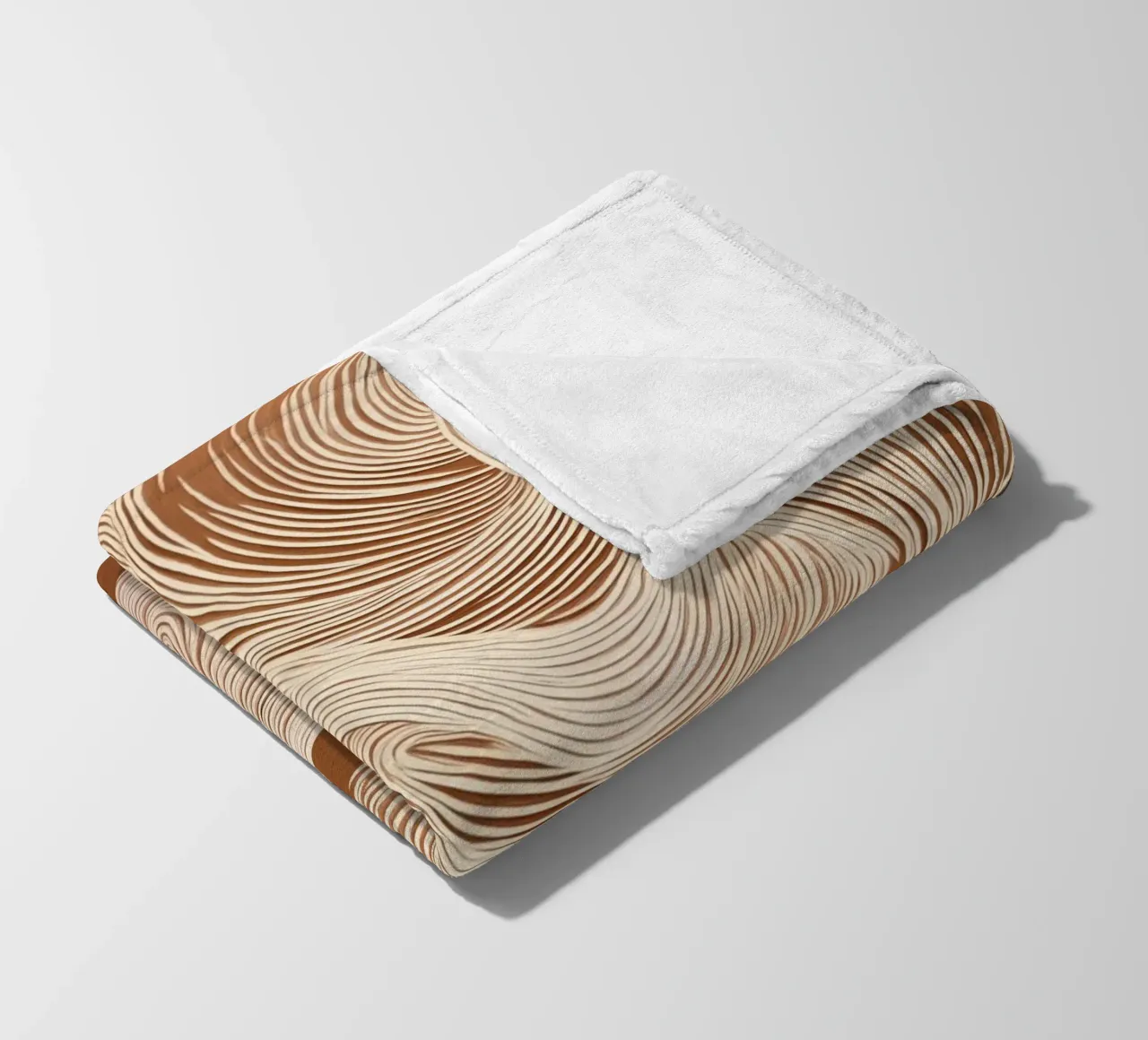 Suoni con linee ondulate coperta in pile da Carinaprint