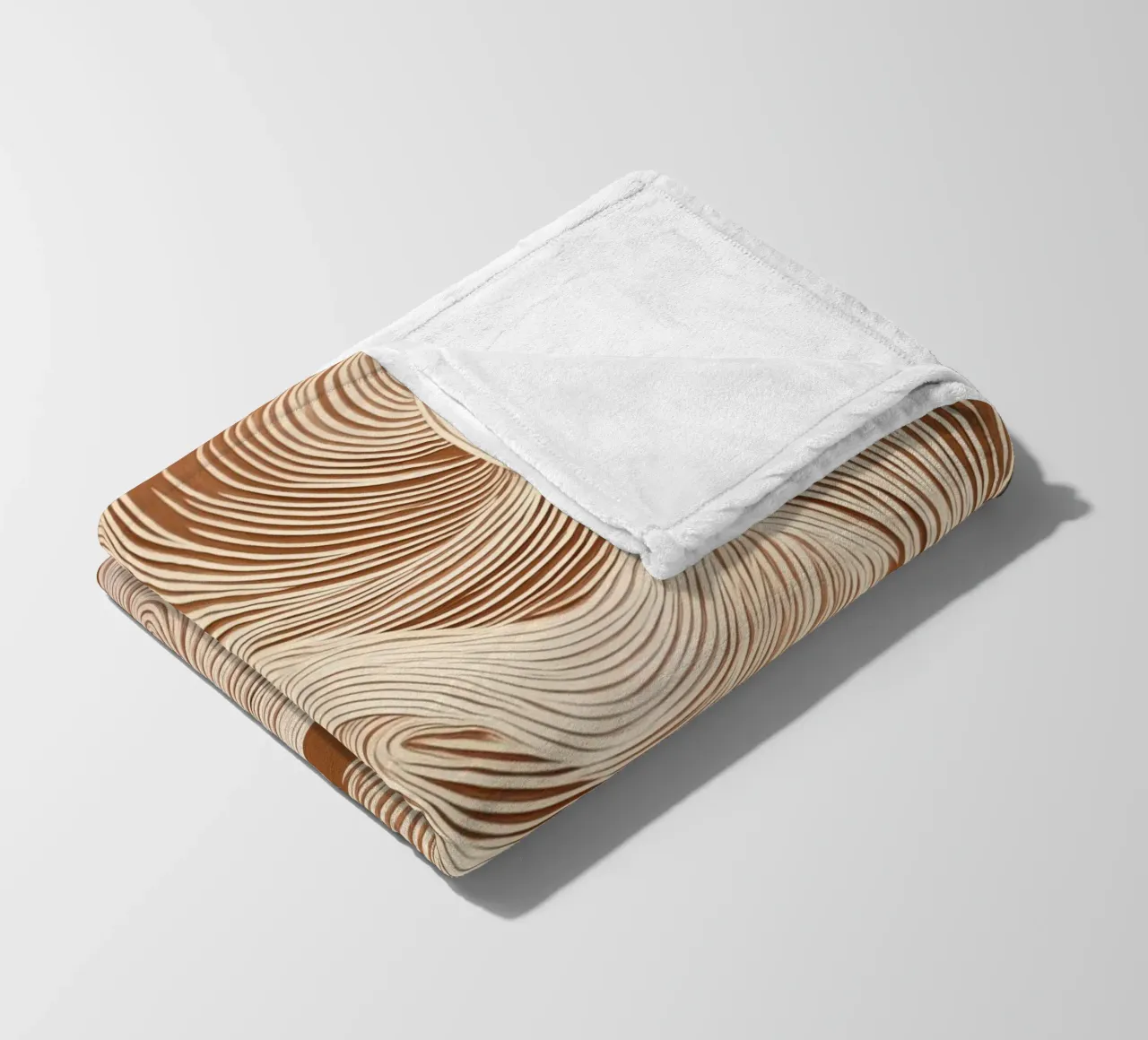 Suoni con linee ondulate coperta in pile da Carinaprint