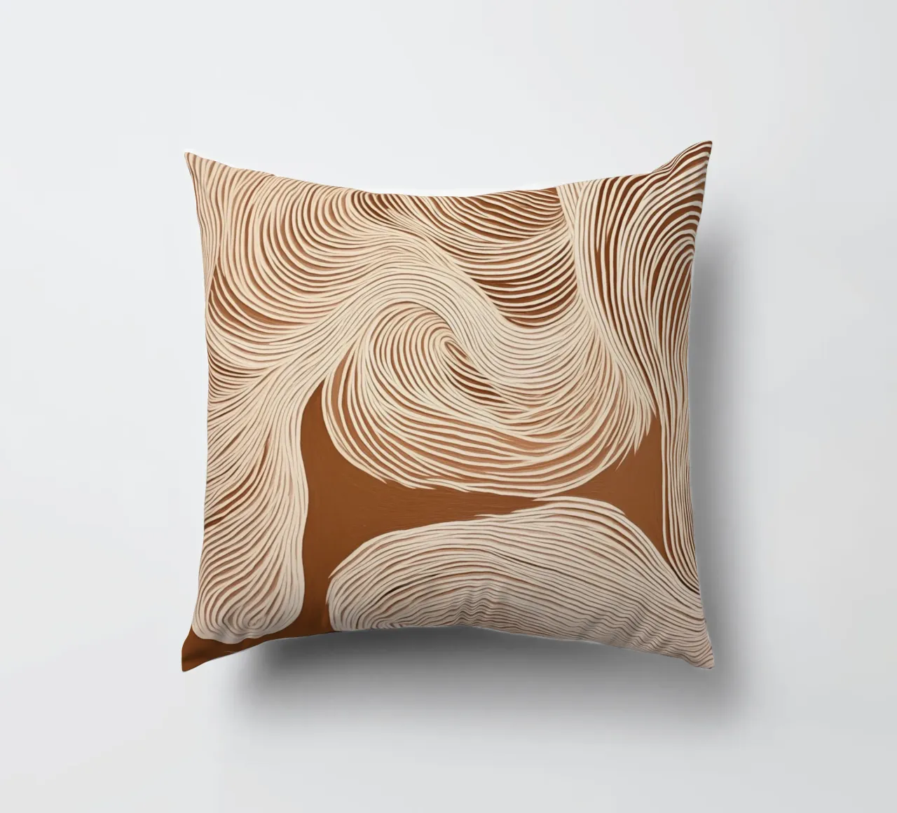 Suoni con linee ondulate cuscino da Carinaprint