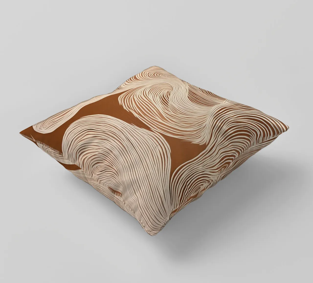 Suoni con linee ondulate cuscino da Carinaprint