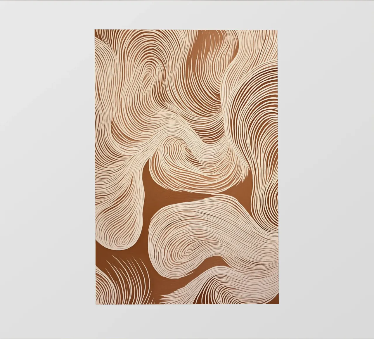 Suoni con linee ondulate telo in pvc da Carinaprint