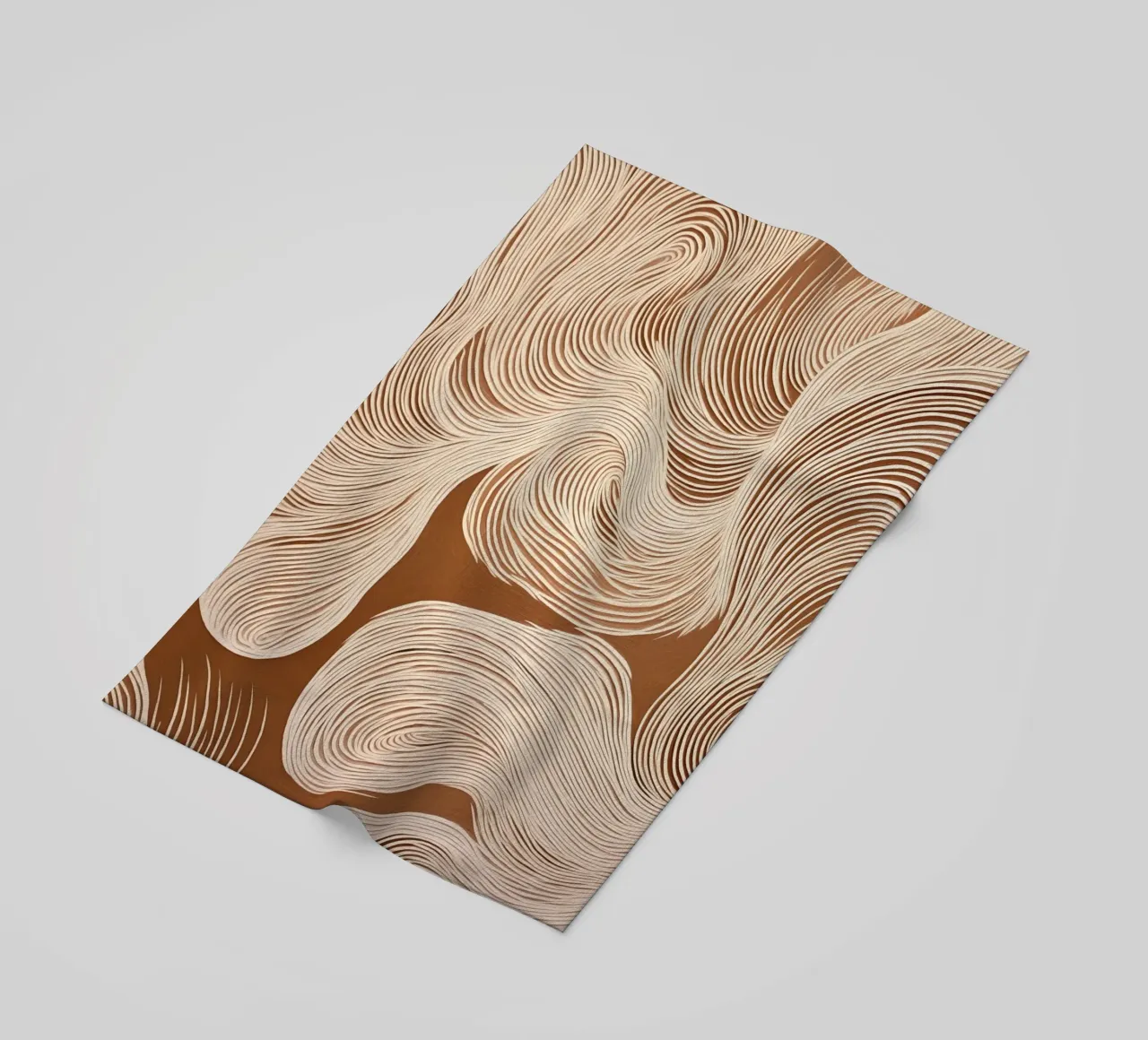 Suoni con linee ondulate telo mare da Carinaprint