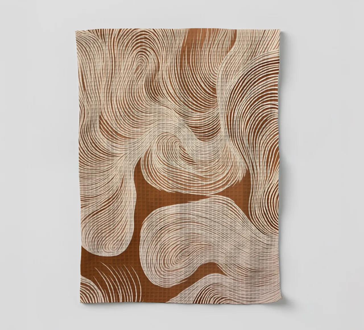 Suoni con linee ondulate canovaccio da cucina da Carinaprint