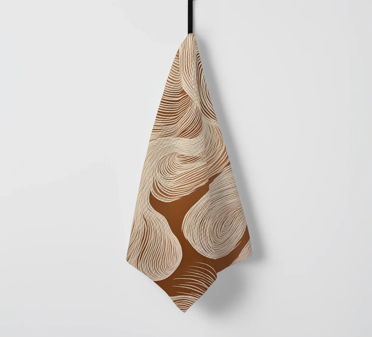 Suoni con linee ondulate canovaccio da cucina da Carinaprint