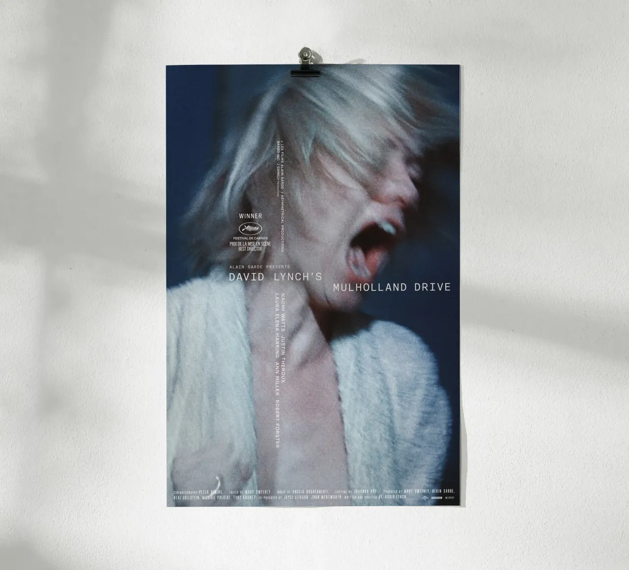 Mulholland Drive Movie, David Lynch carta hahnemühle da Attaboy Dsgn
