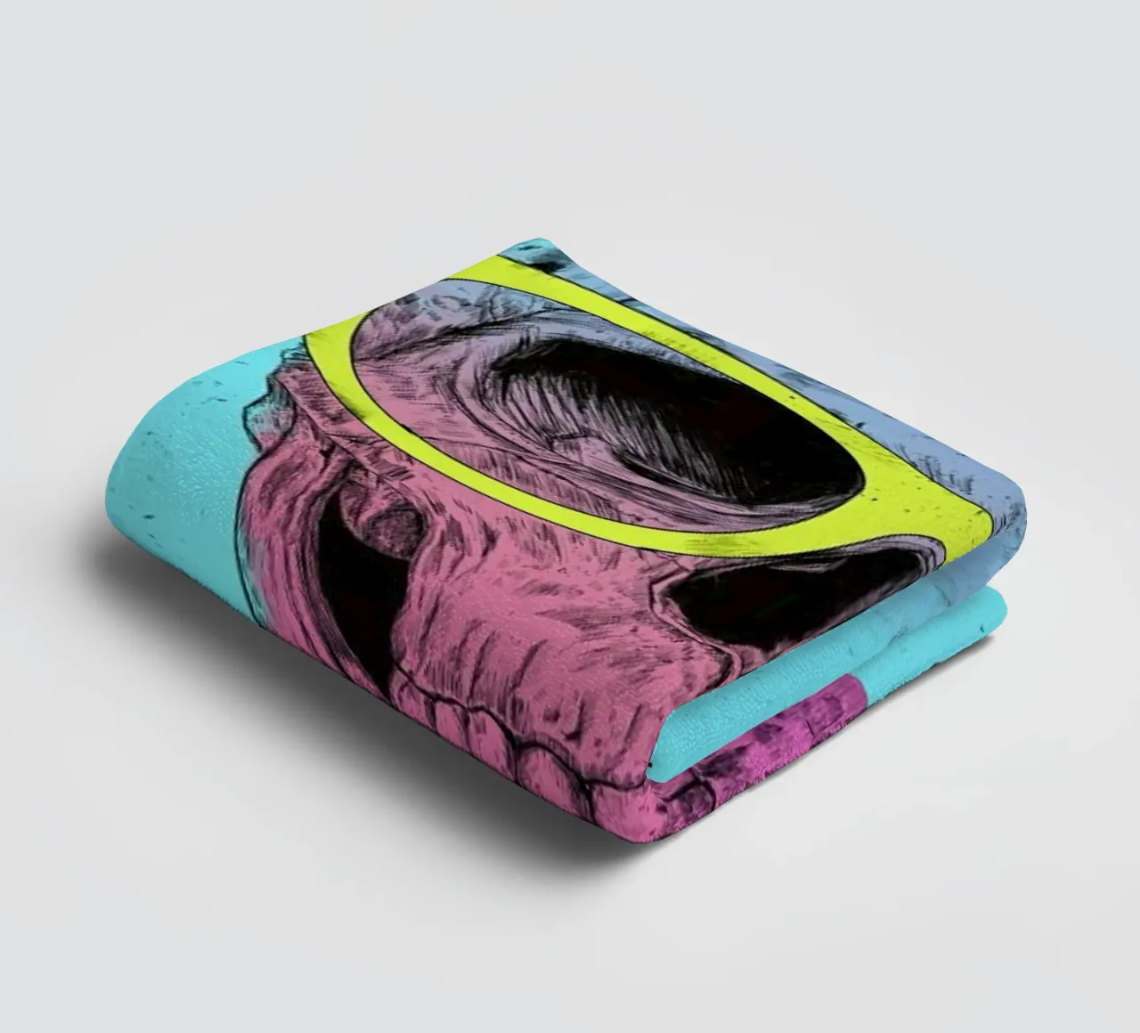 Pop Art Skull asciugamano da bagno da Balazs Solti