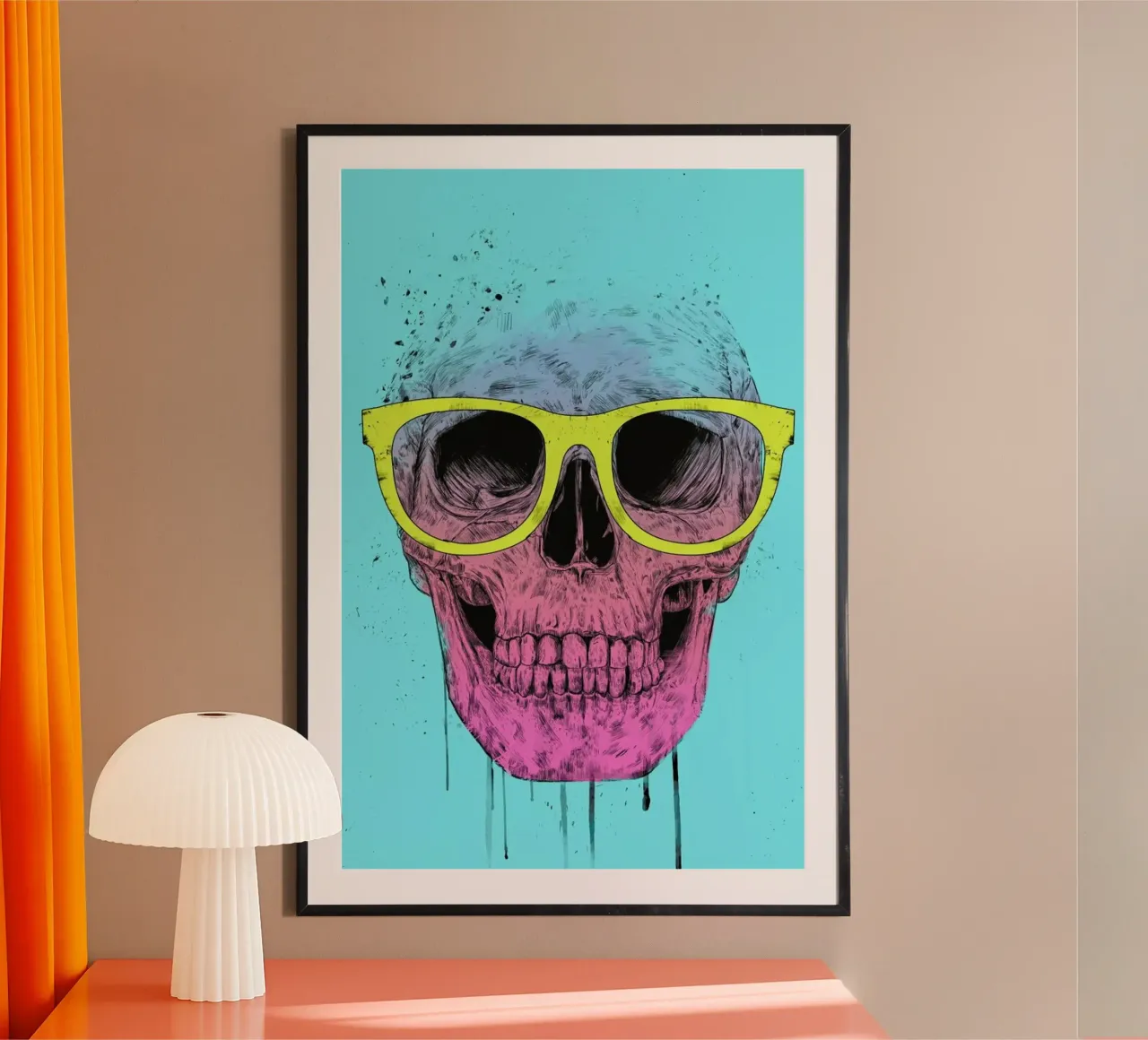 Pop Art Skull carta hahnemühle da Balazs Solti
