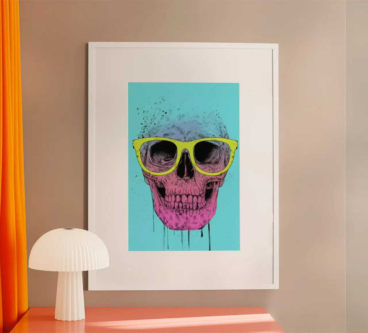 Pop Art Skull poster da Balazs Solti
