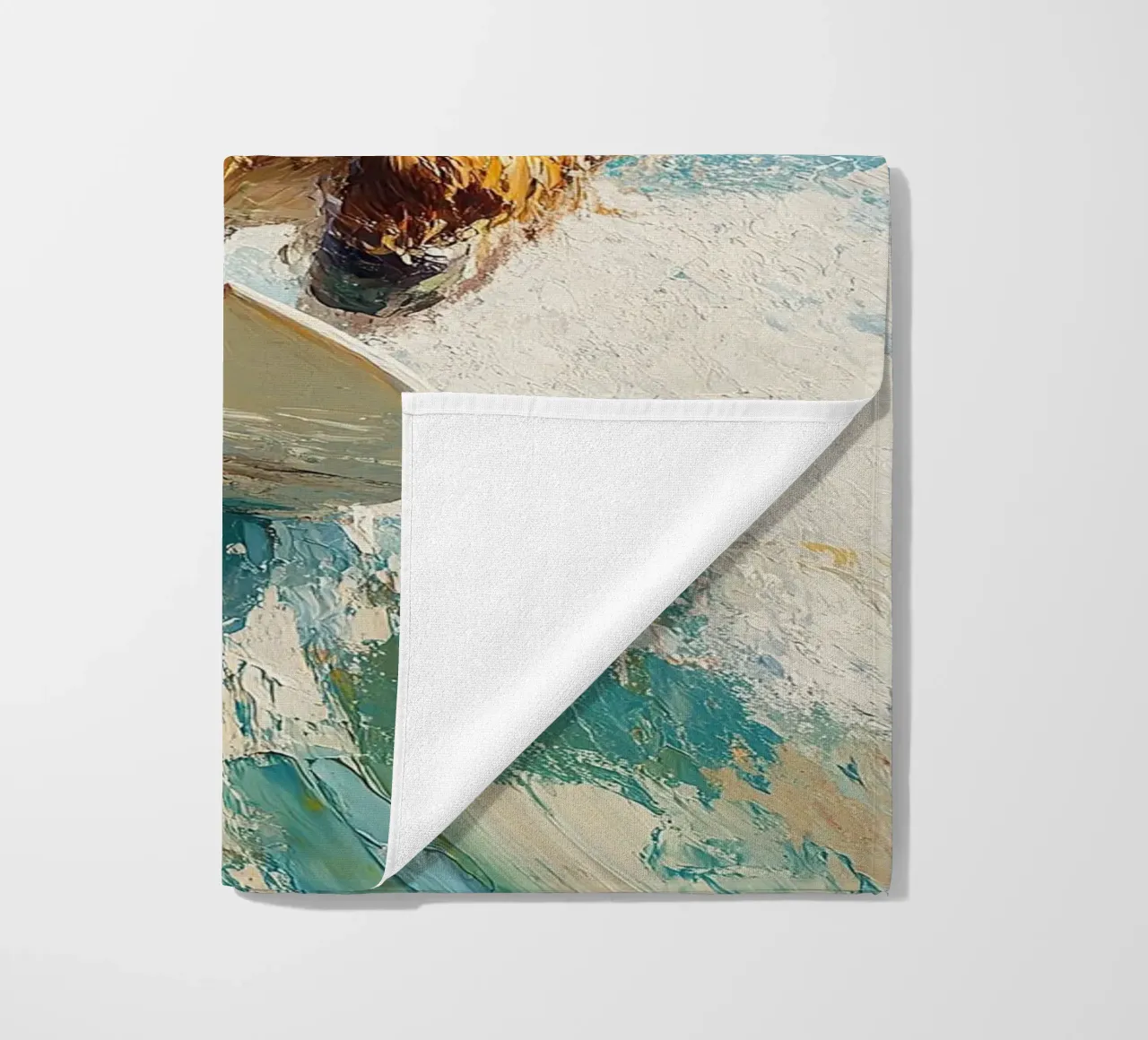 Mucca delle Highlands telo mare da Nikis Art Studio