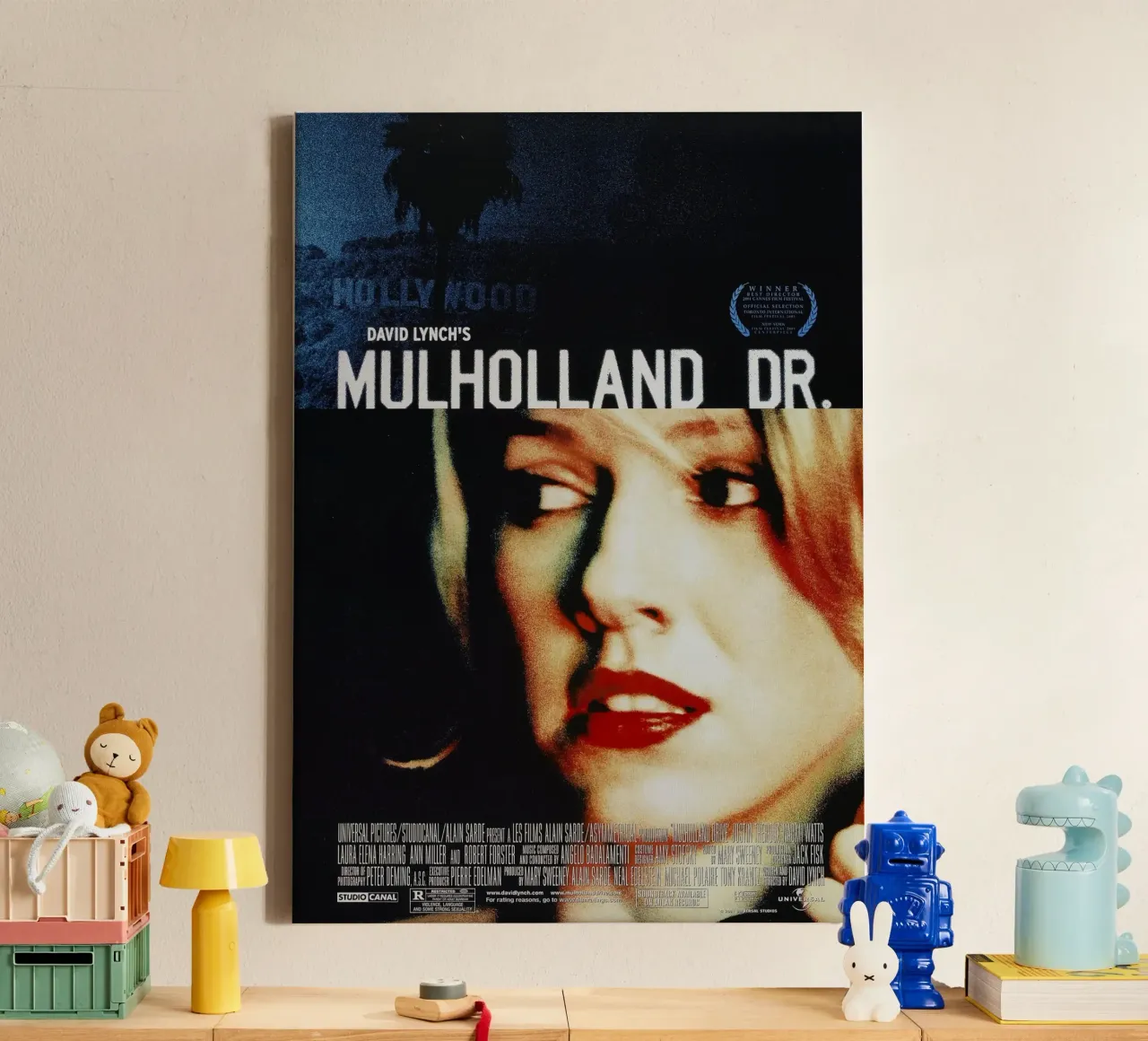 Mulholland Drive Movie, David Lynch 2 tela con Cornice a cassetta da Attaboy Dsgn