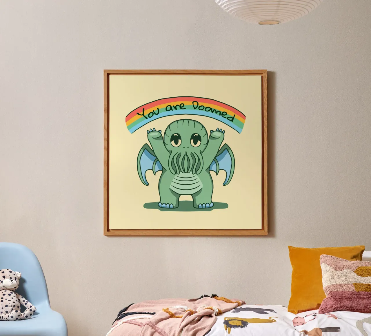 Siete condannati - Cthulhu alluminio dibond da Loobs