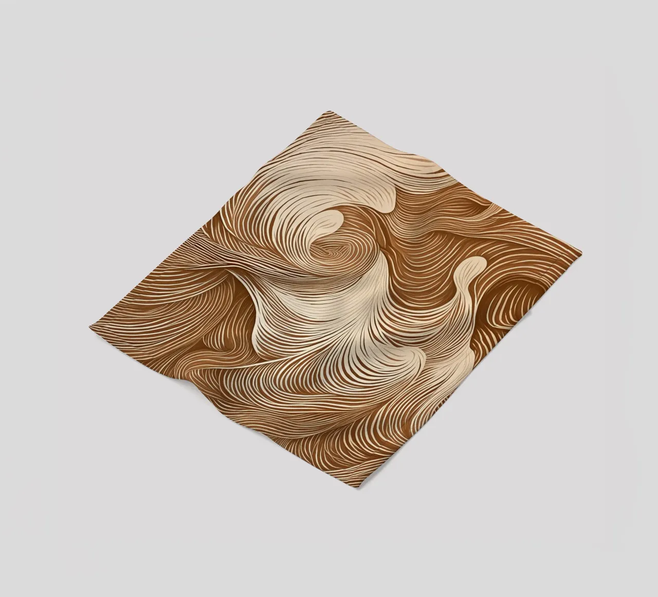 Calming abstract dynamics fleece blanket by Carinaprint