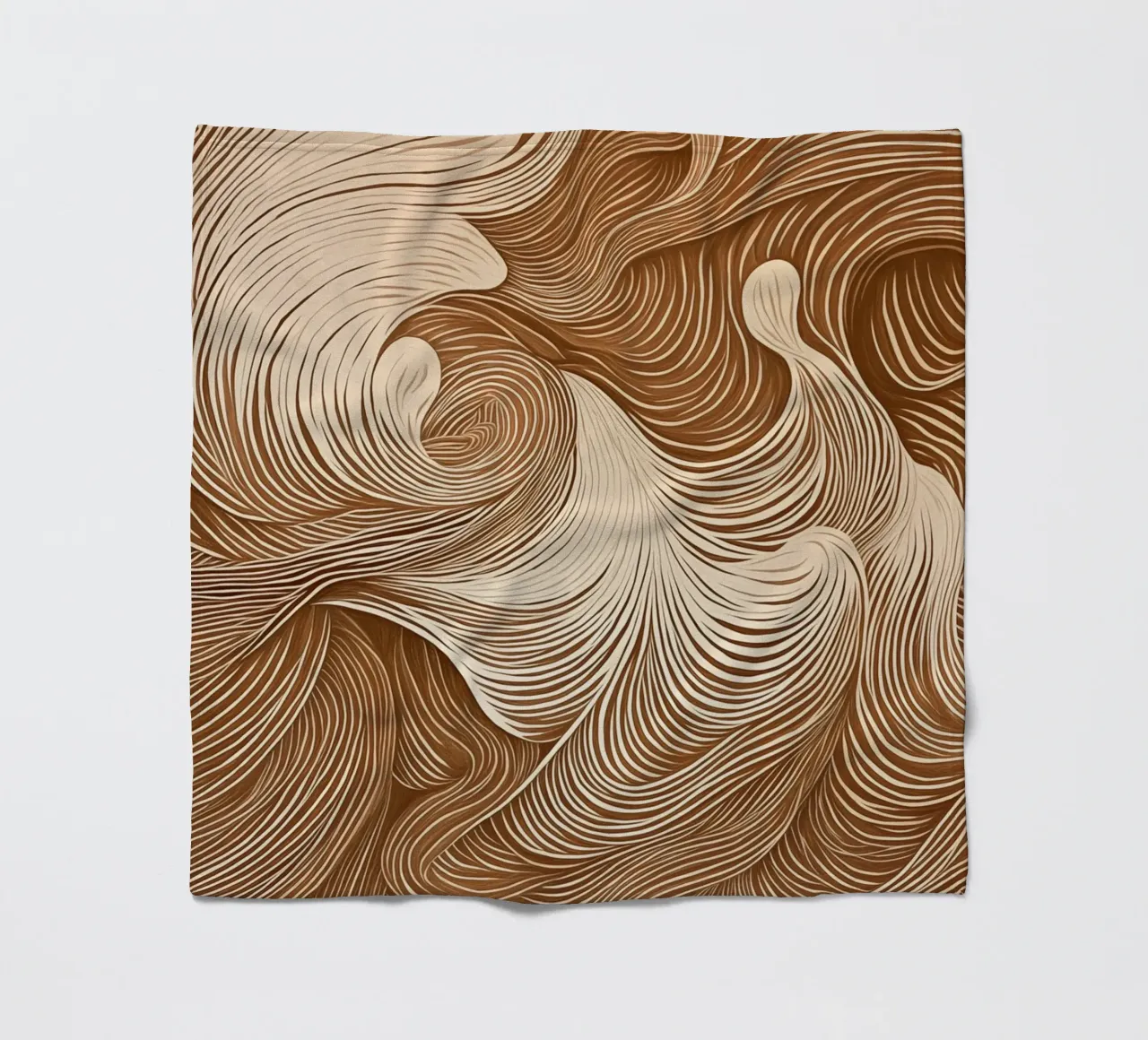 Calming abstract dynamics fleece blanket by Carinaprint
