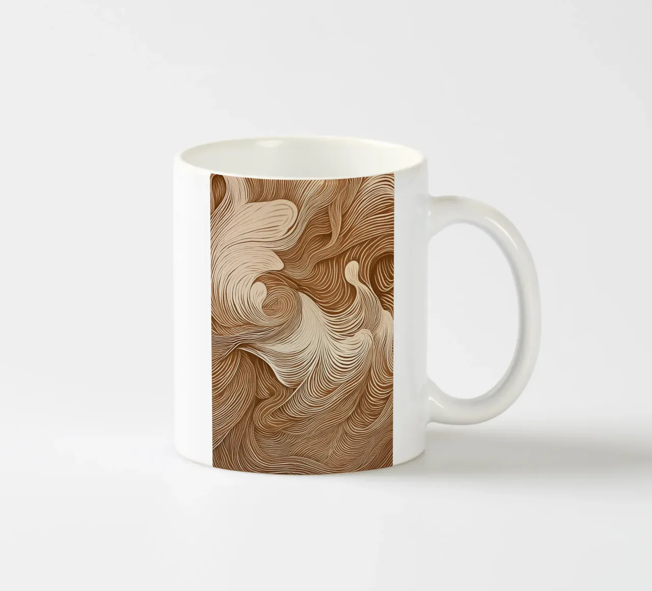 Dinamiche astratte calmanti tazza in ceramica da Carinaprint