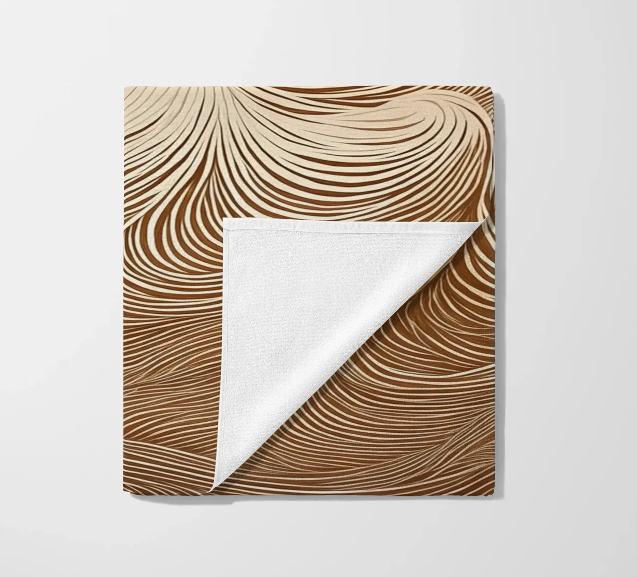 Calming abstract dynamics beach towel by Carinaprint