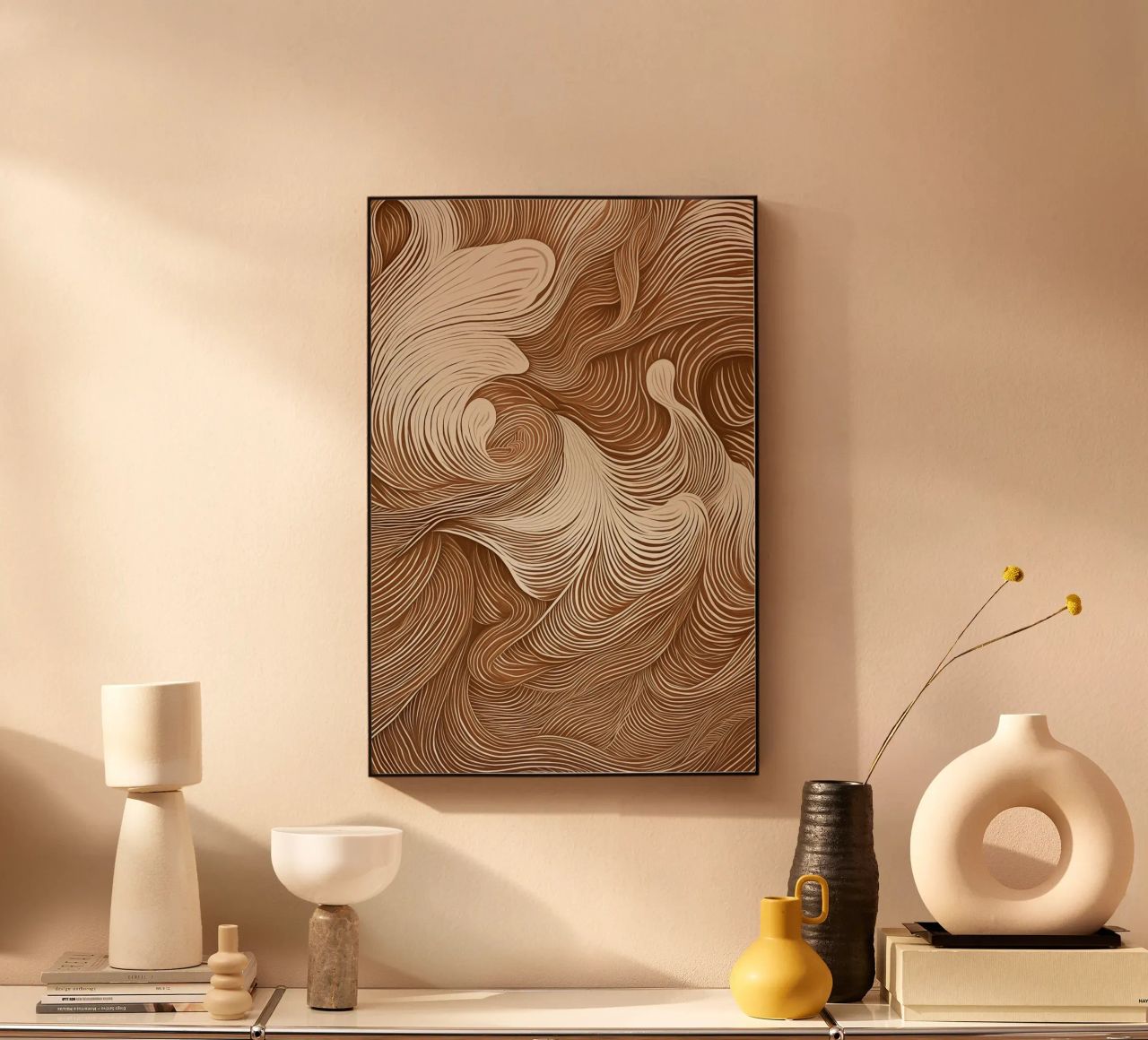 Calmar la dinámica abstracta metacrilato de Carinaprint