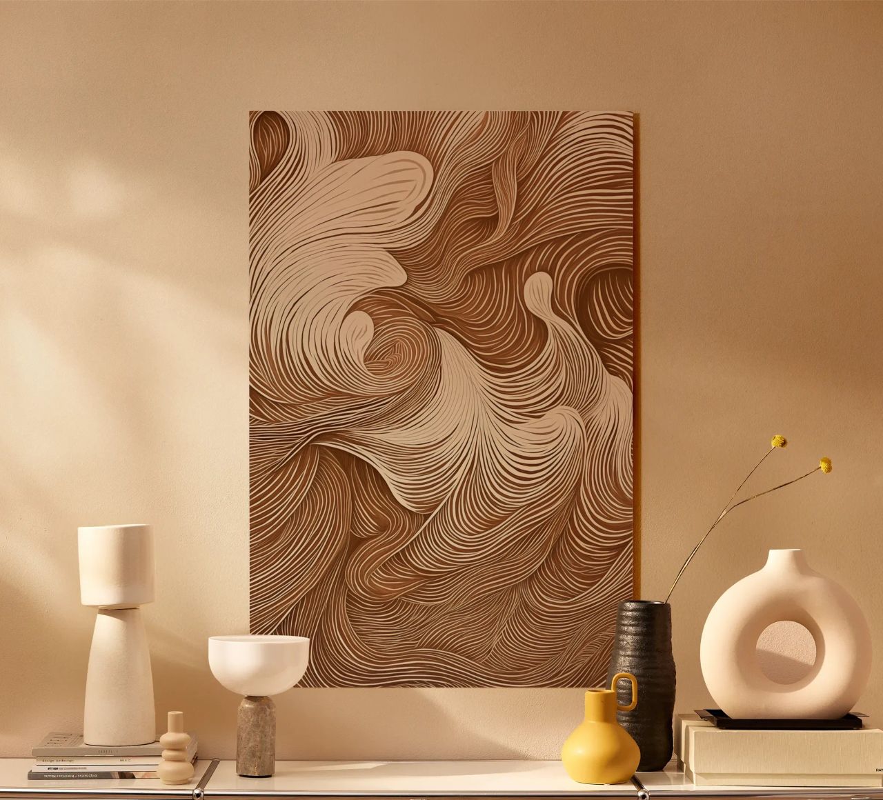 Calmar la dinámica abstracta metacrilato de Carinaprint