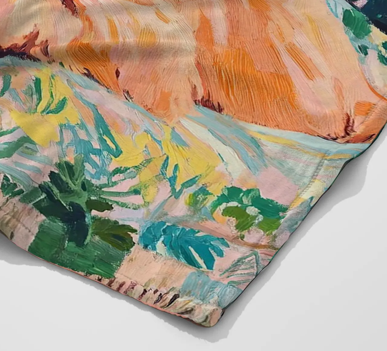 Mucca delle Highlands coperta in pile da Nikis Art Studio
