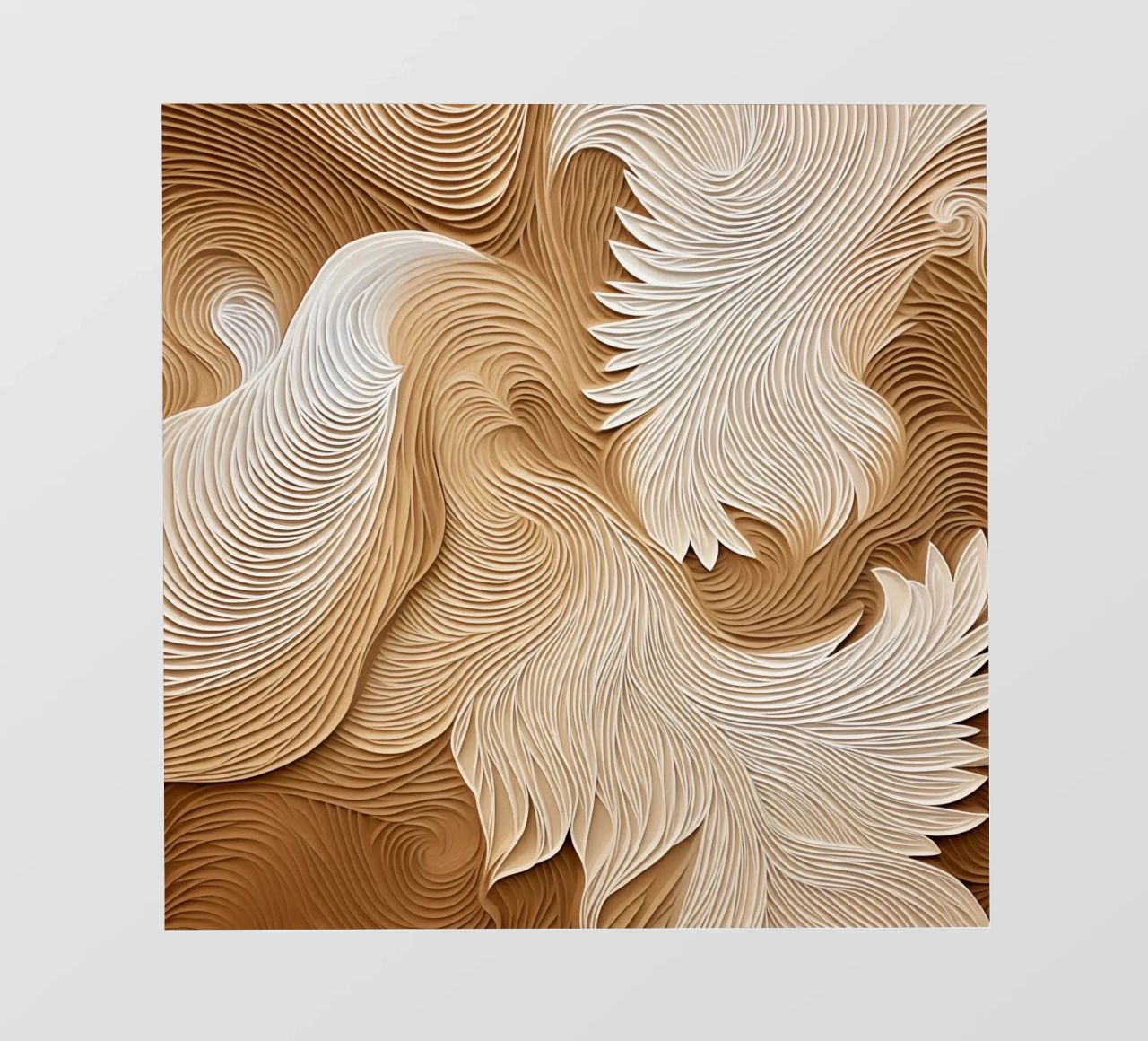 Elegantes ondas lineales papel para pared de Carinaprint