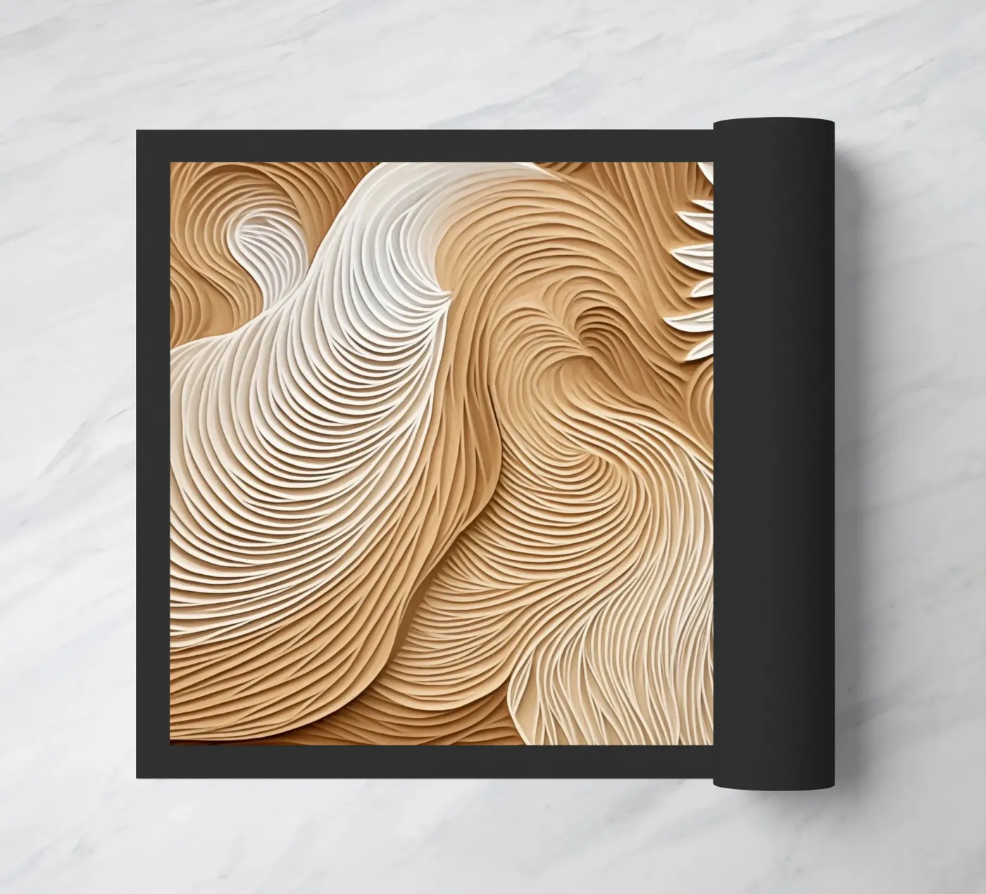 Onde lineari eleganti e fluide zerbino da Carinaprint