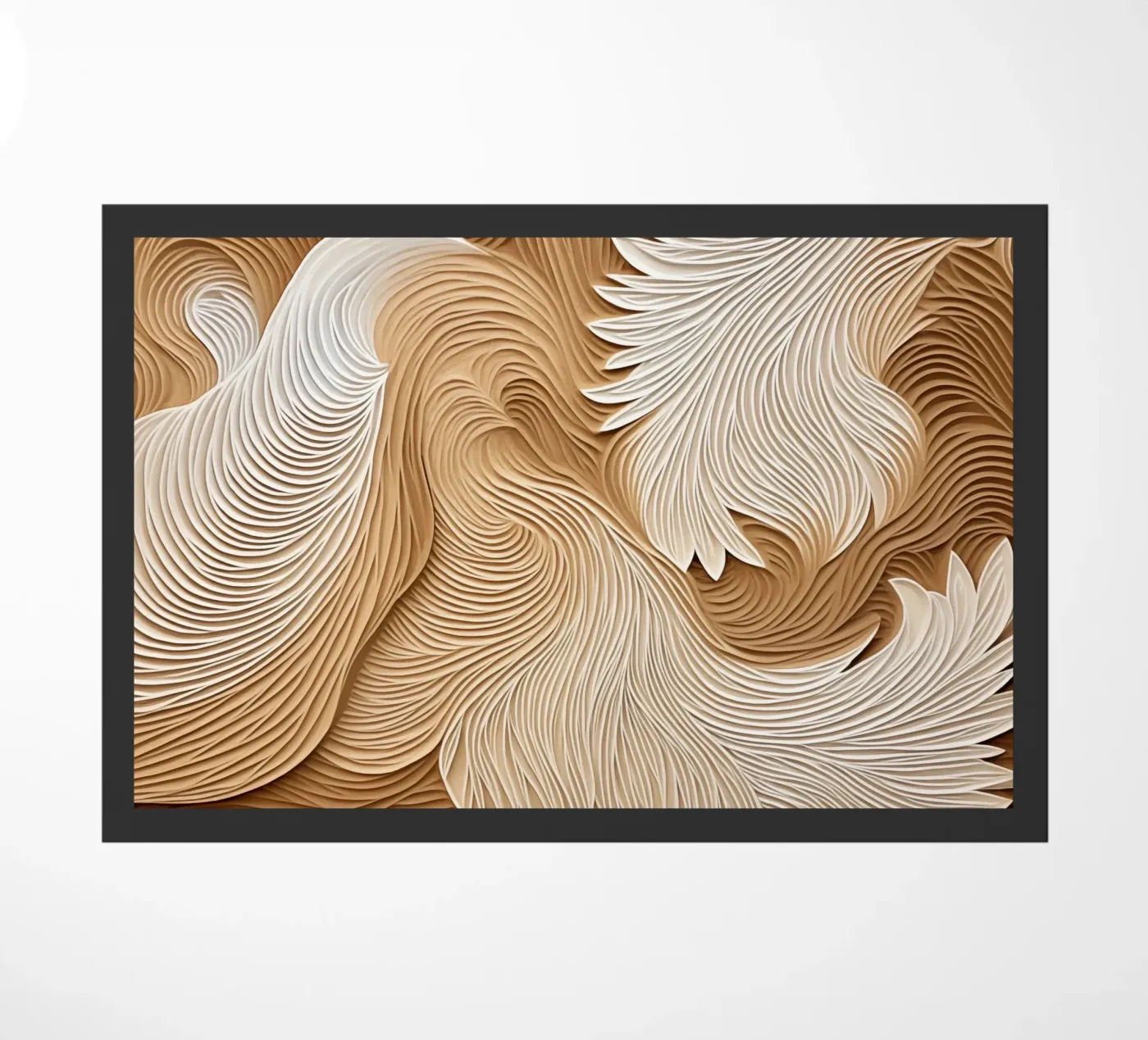 Onde lineari eleganti e fluide zerbino da Carinaprint