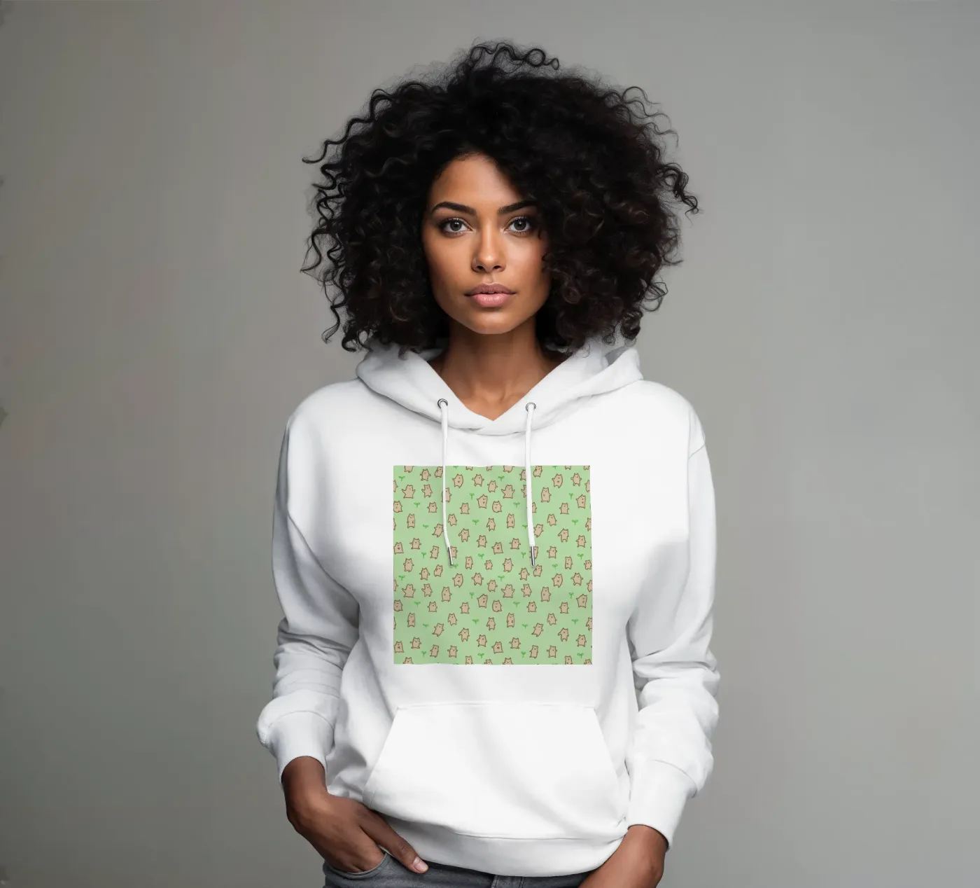 Tiny Bears Pattern sweat à capuche de Sophie Corrigan