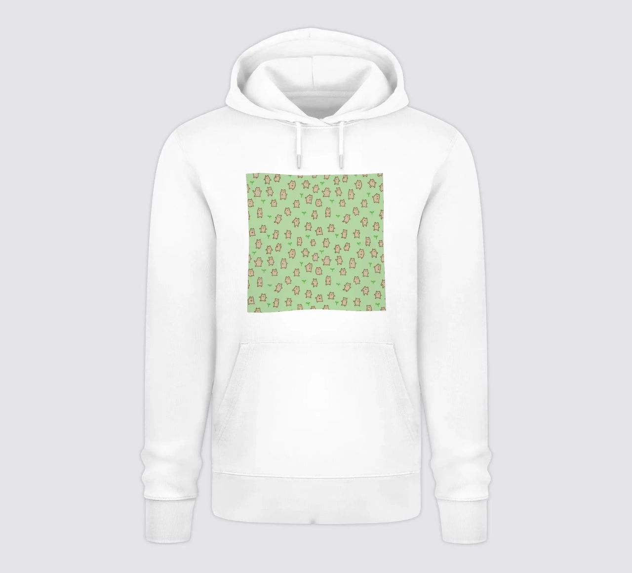 Tiny Bears Pattern sudadera con capucha de Sophie Corrigan