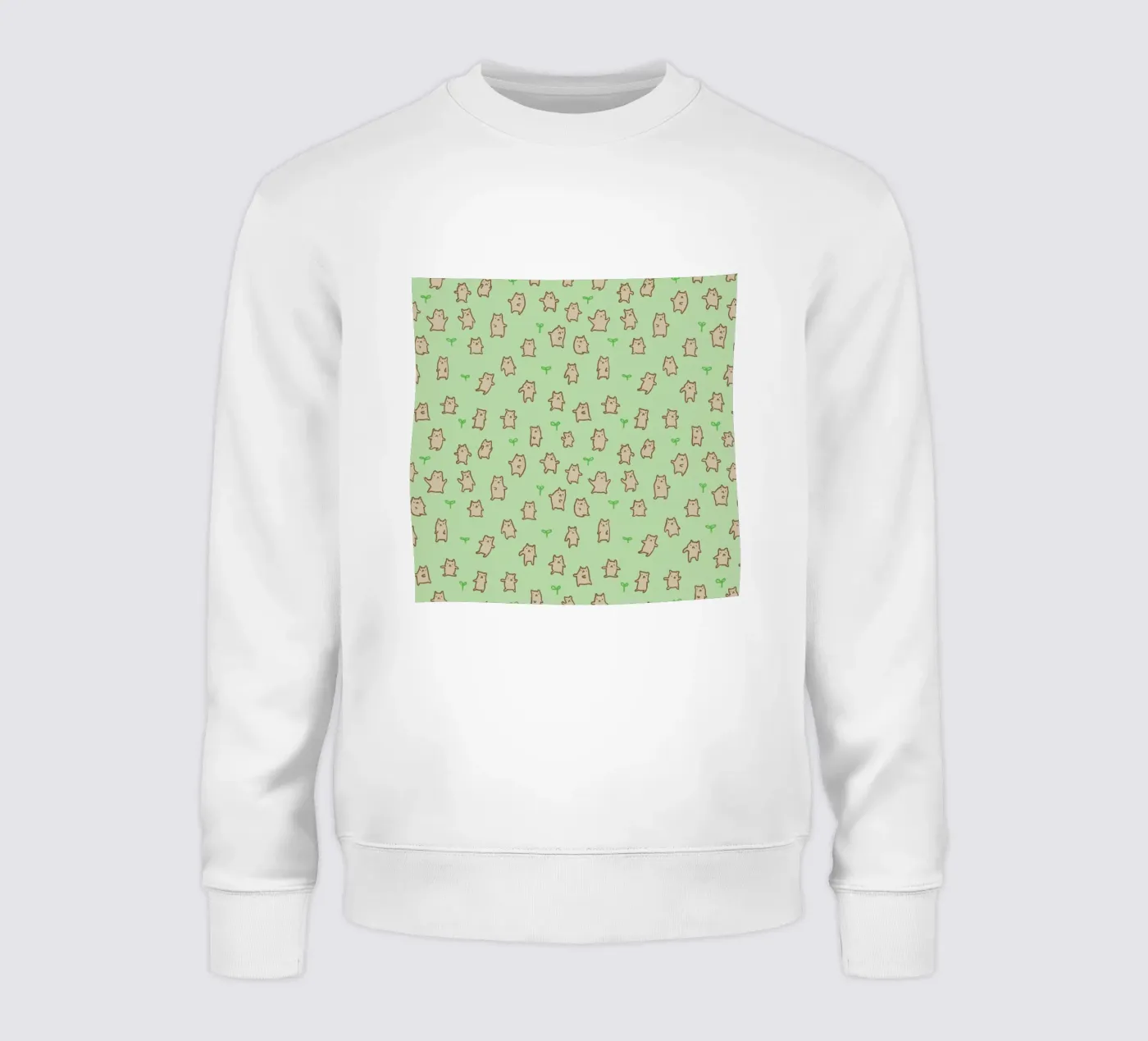 Tiny Bears Pattern Sweatshirt von Sophie Corrigan