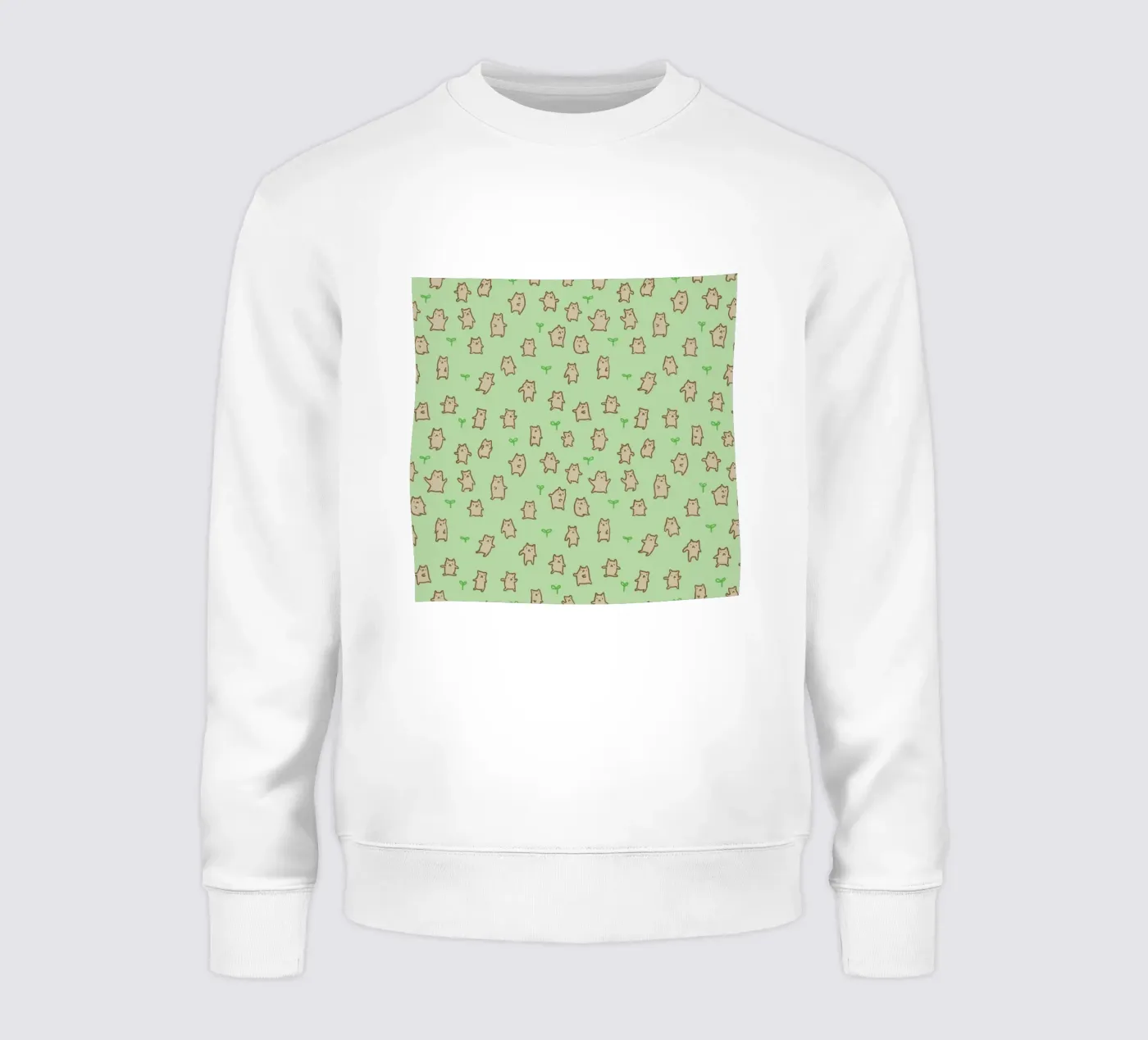 Tiny Bears Pattern Sweatshirt von Sophie Corrigan
