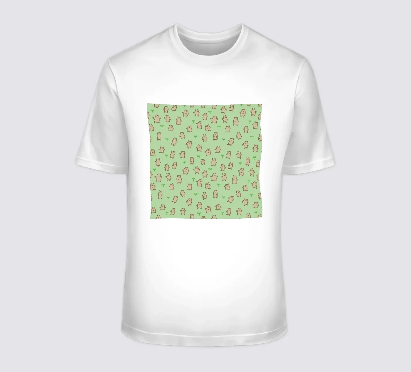 Tiny Bears Pattern t-shirt van Sophie Corrigan