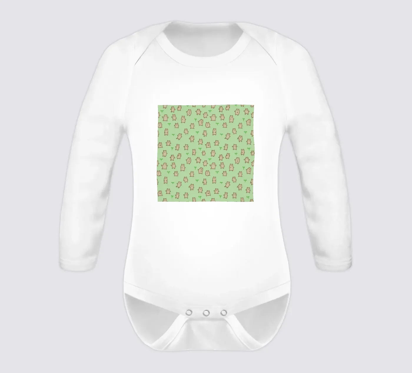 Tiny Bears Pattern body manches longues de Sophie Corrigan