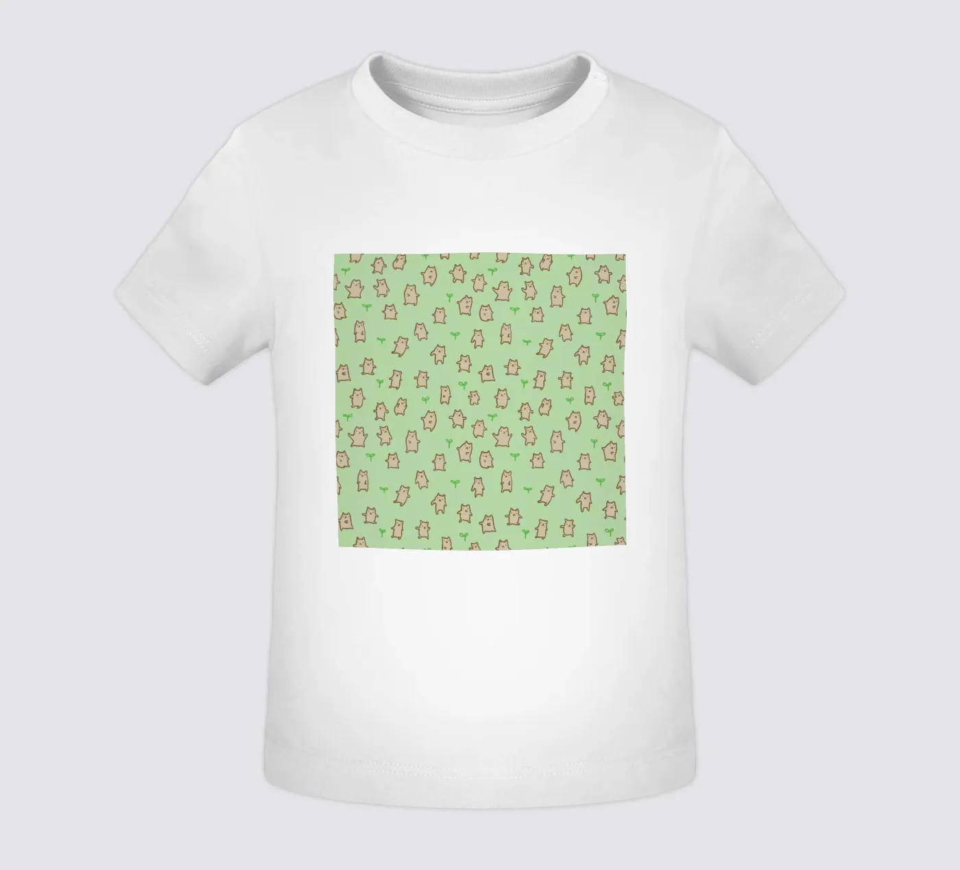 Tiny Bears Pattern t-shirt pour bébé de Sophie Corrigan