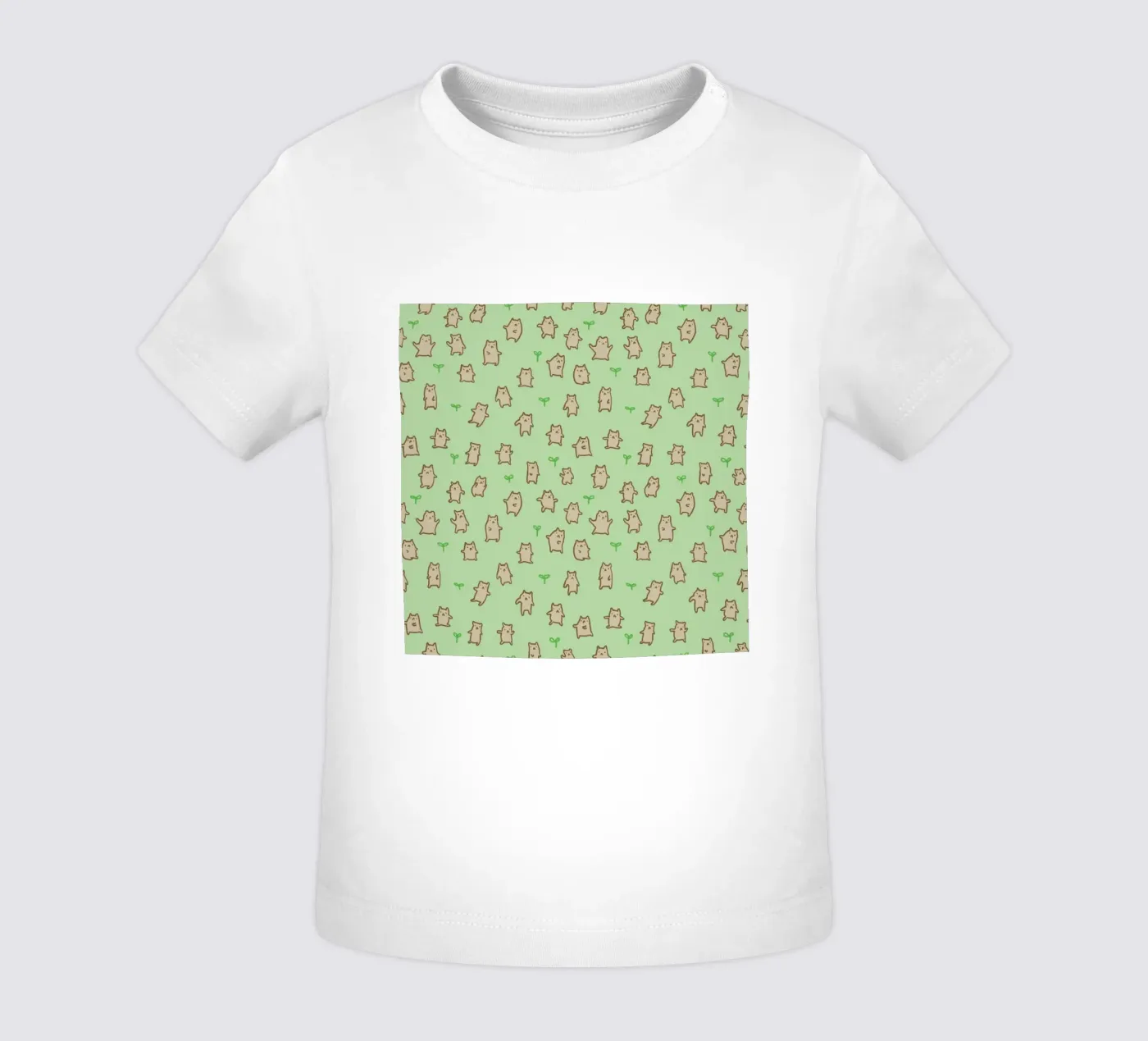 Tiny Bears Pattern t-shirt pour bébé de Sophie Corrigan