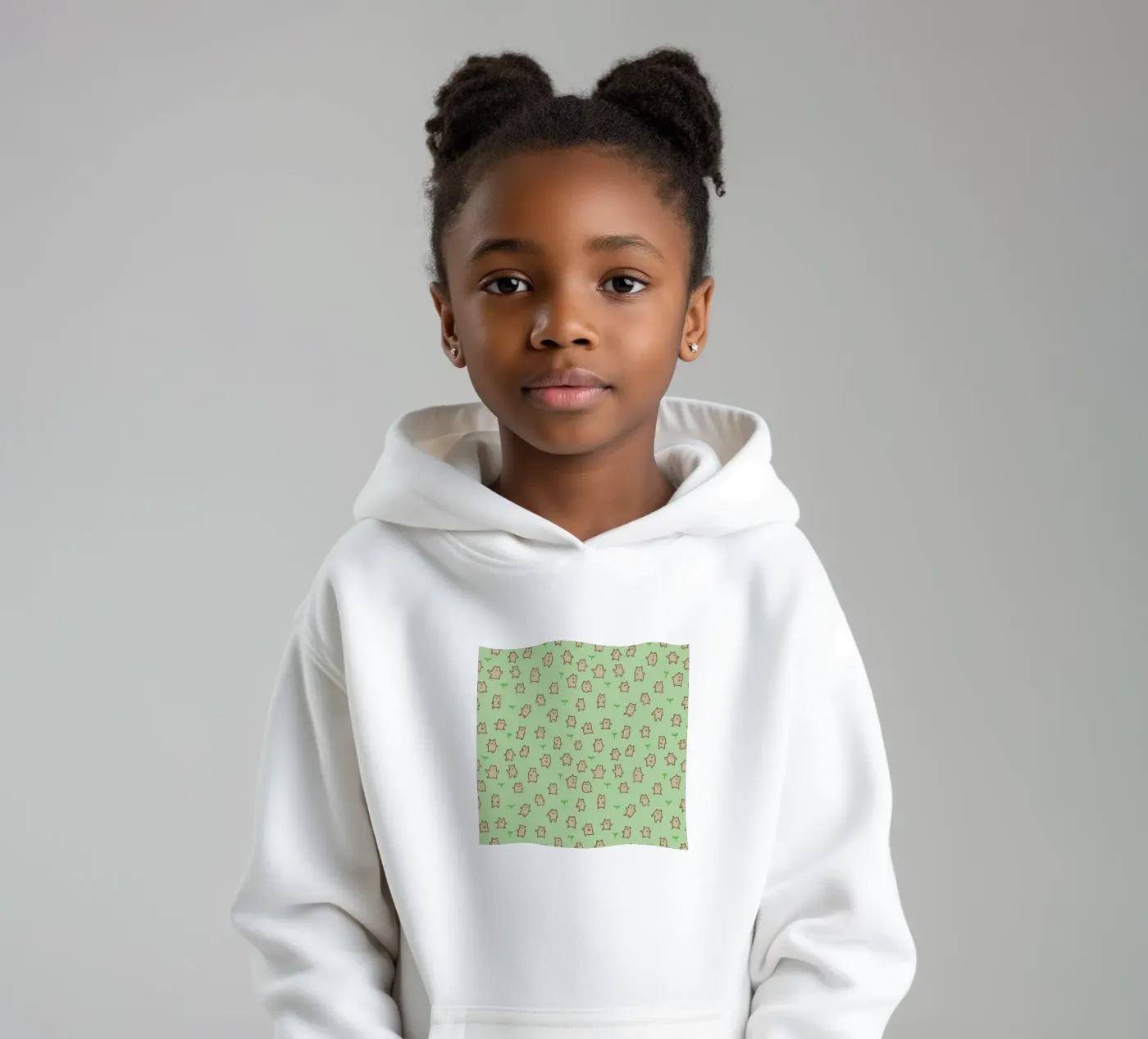 Tiny Bears Pattern kinder hoodie van Sophie Corrigan