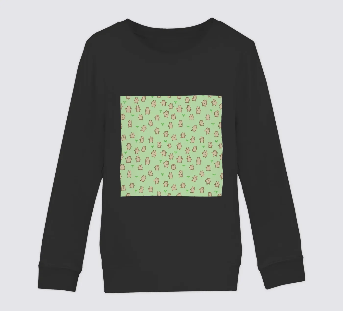 Tiny Bears Pattern Kinder Sweatshirt von Sophie Corrigan