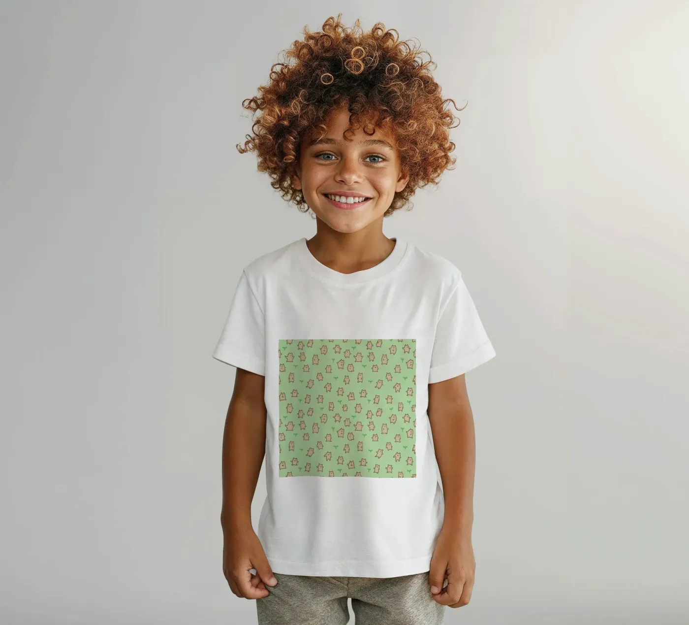 Tiny Bears Pattern t-shirt bambini da Sophie Corrigan