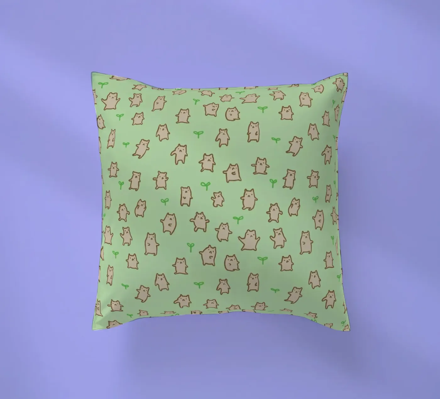 Tiny Bears Pattern coussin de Sophie Corrigan