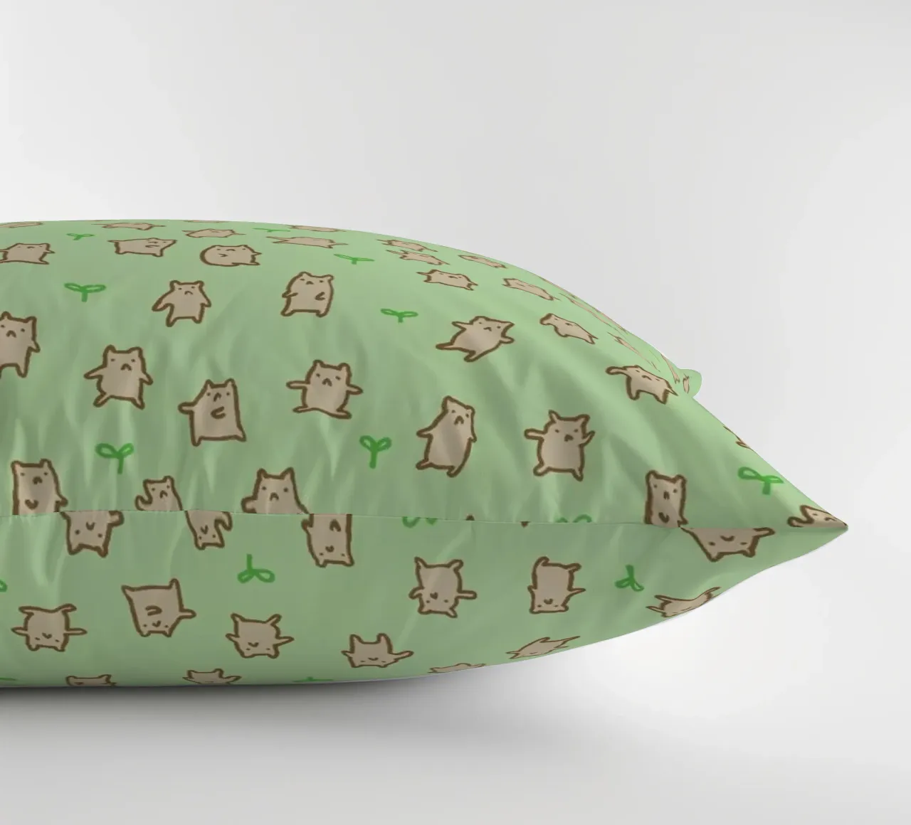 Tiny Bears Pattern decorative cushion by Sophie Corrigan
