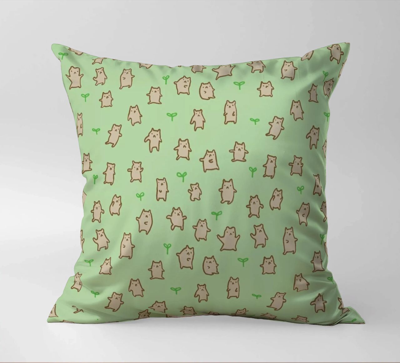 Tiny Bears Pattern cuscino da Sophie Corrigan