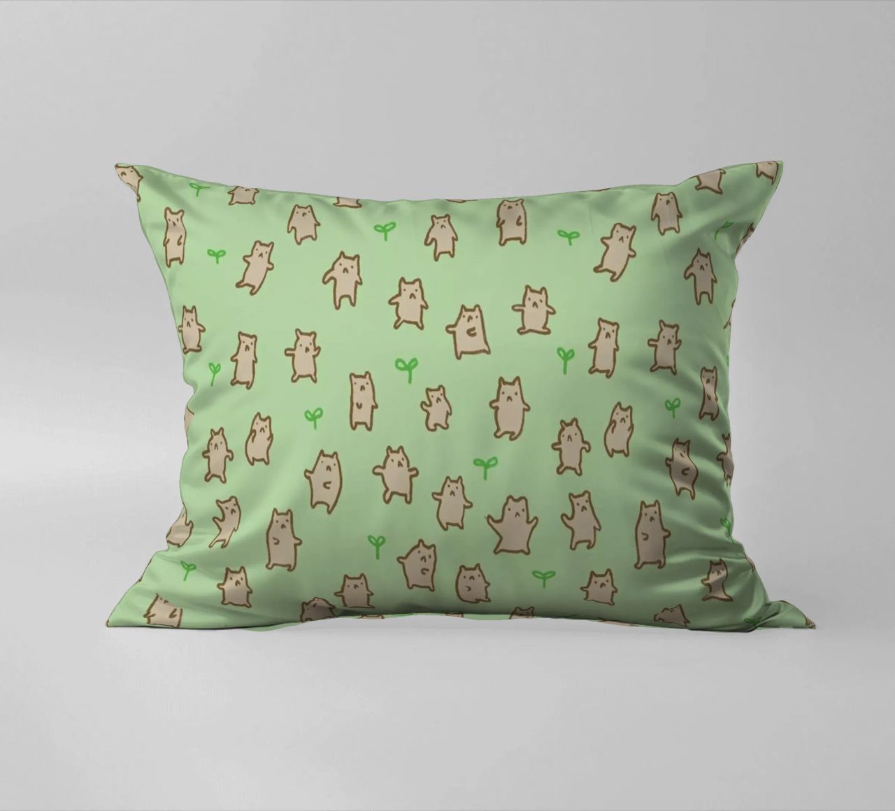 Tiny Bears Pattern cuscino da Sophie Corrigan
