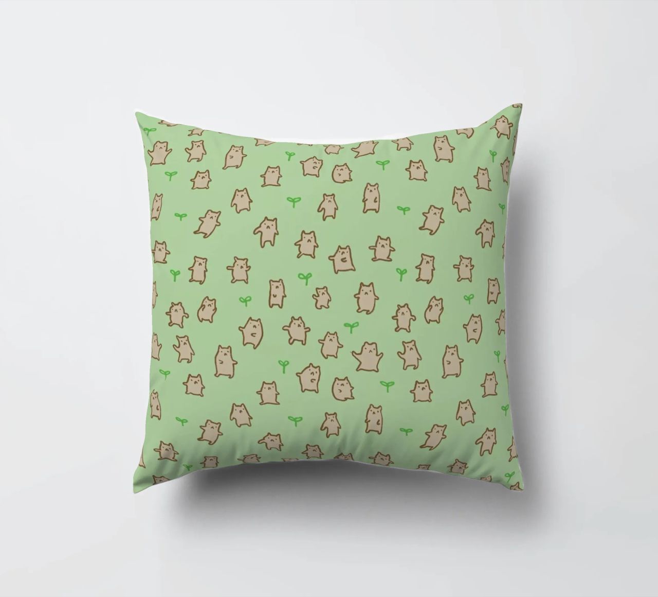 Tiny Bears Pattern cuscino da Sophie Corrigan