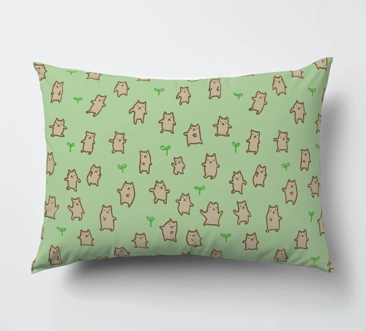 Tiny Bears Pattern cuscino da Sophie Corrigan