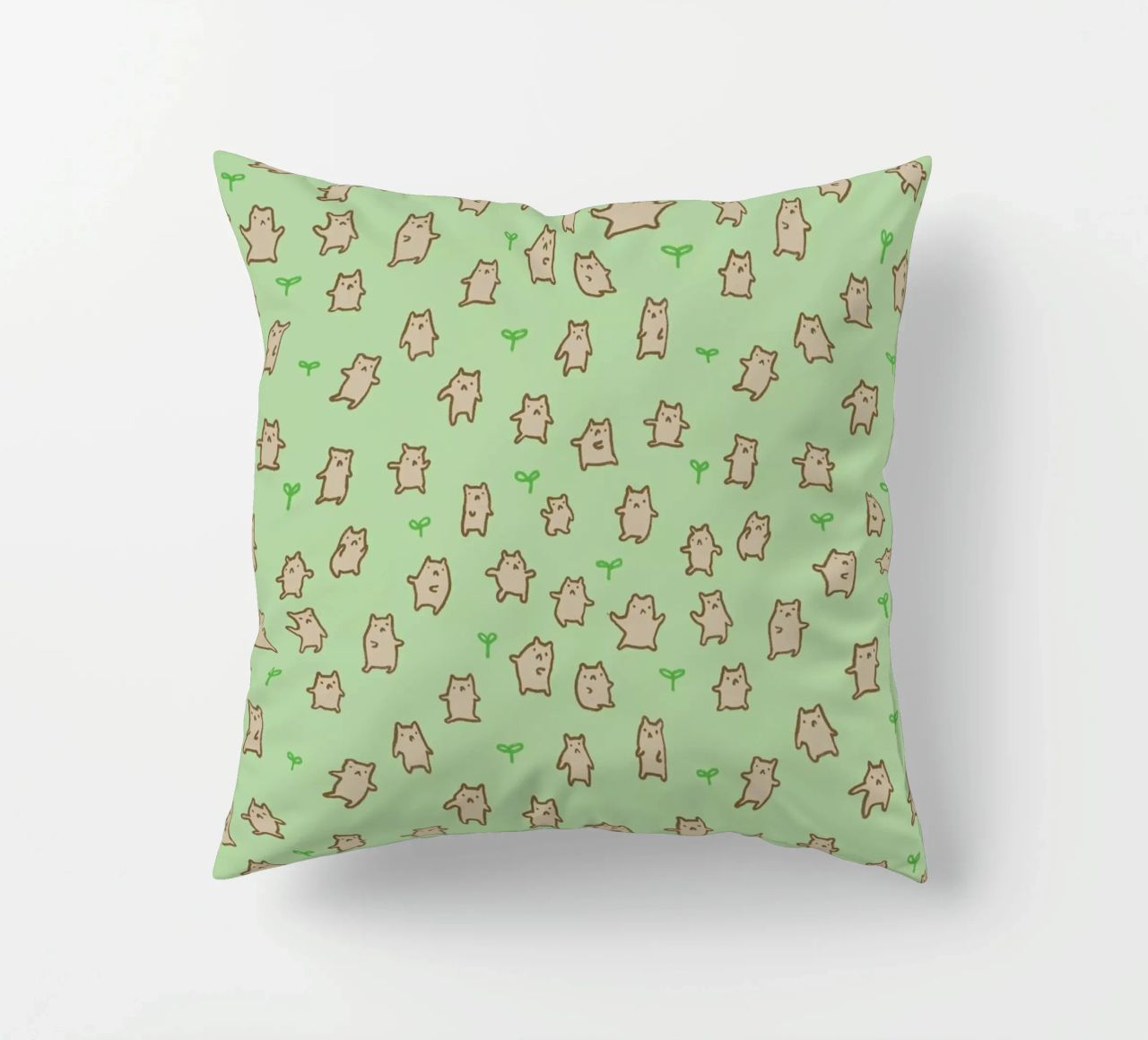 Tiny Bears Pattern cuscino da Sophie Corrigan