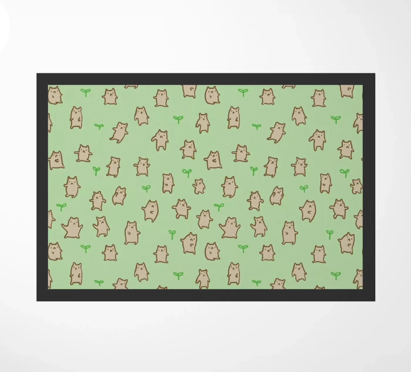 Tiny Bears Pattern deurmat van Sophie Corrigan