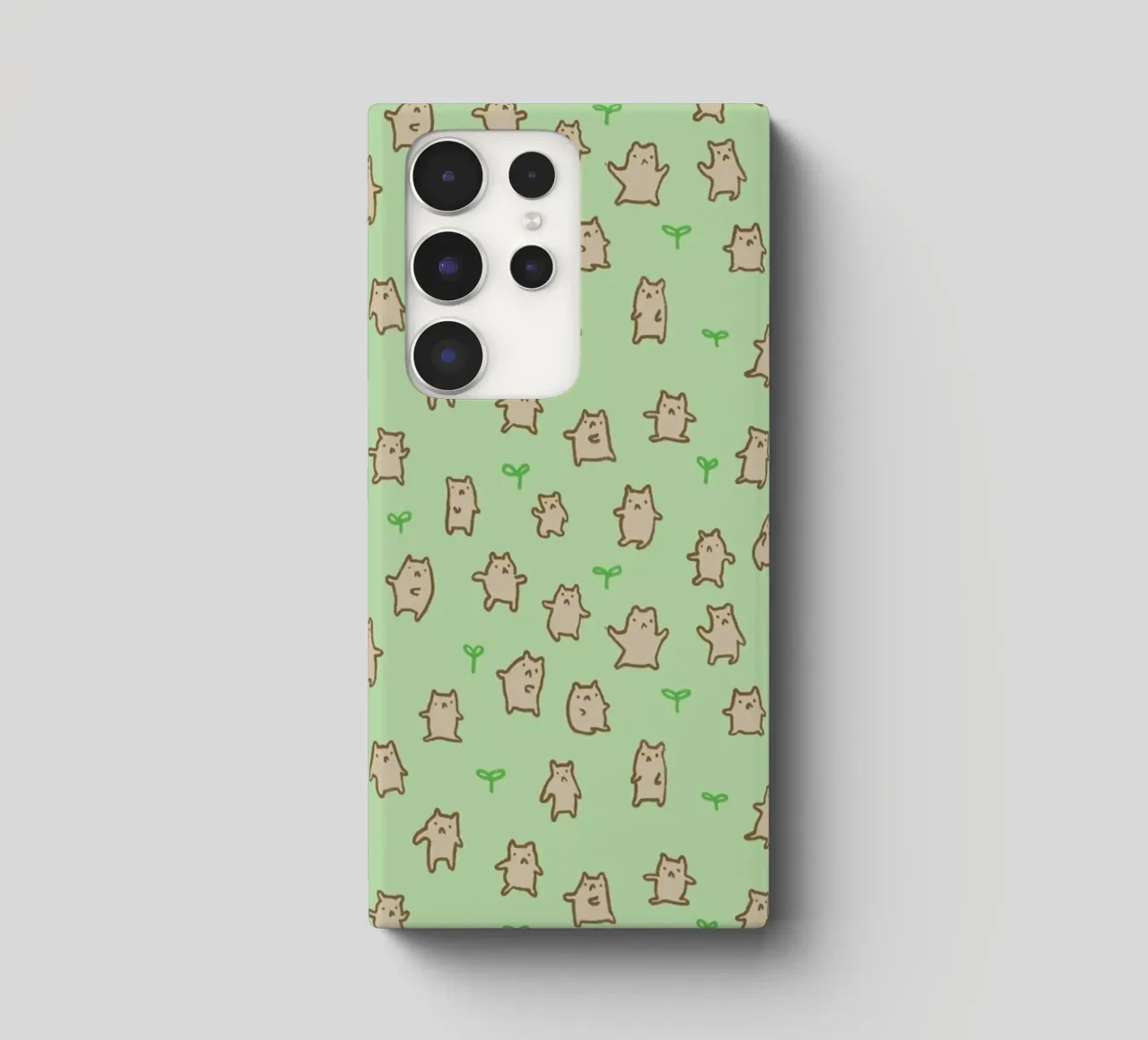 Tiny Bears Pattern cover samsung da Sophie Corrigan