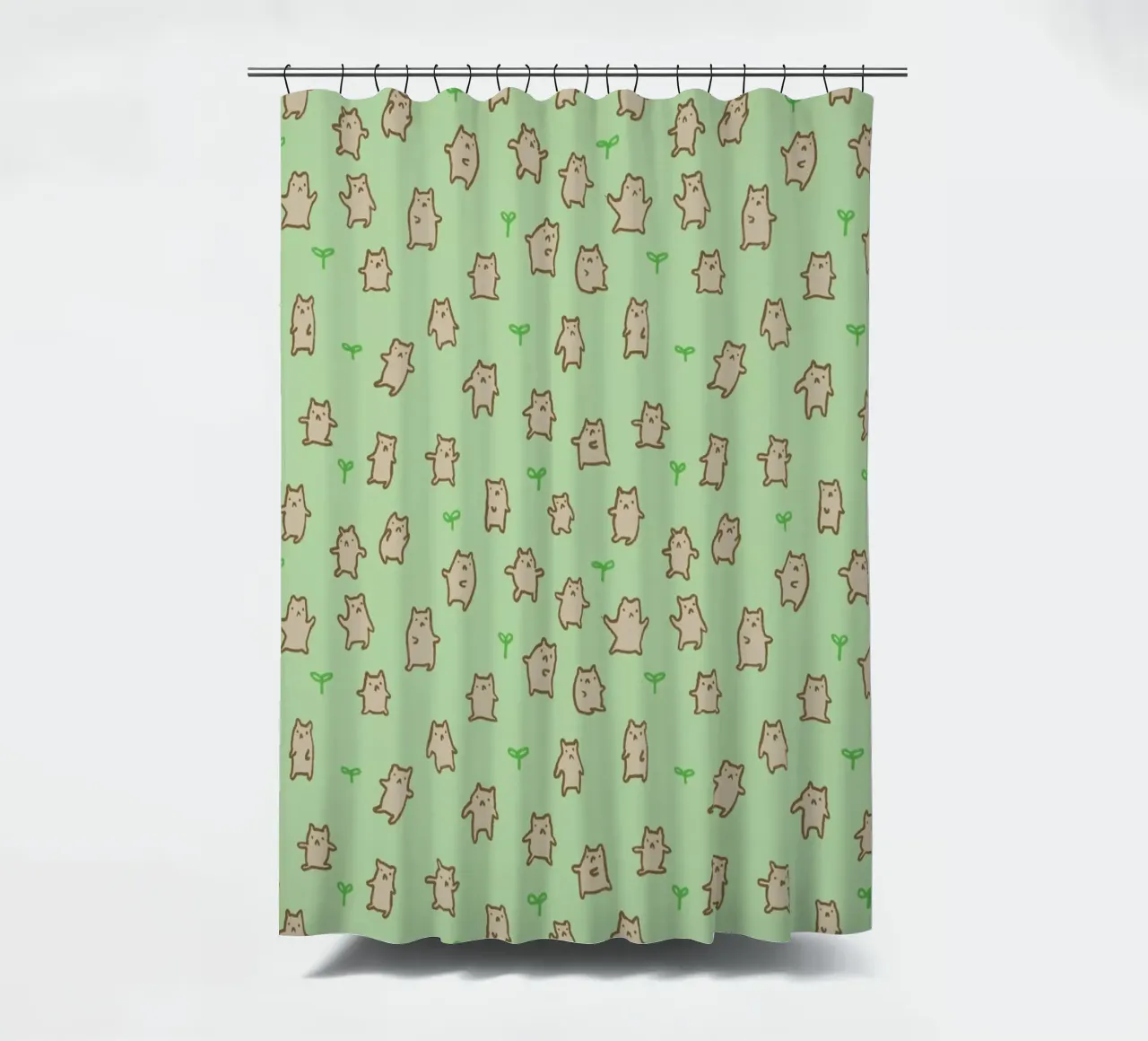 Tiny Bears Pattern tenda da doccia da Sophie Corrigan