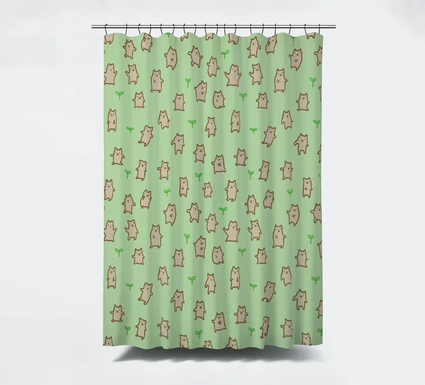 Tiny Bears Pattern tenda da doccia da Sophie Corrigan